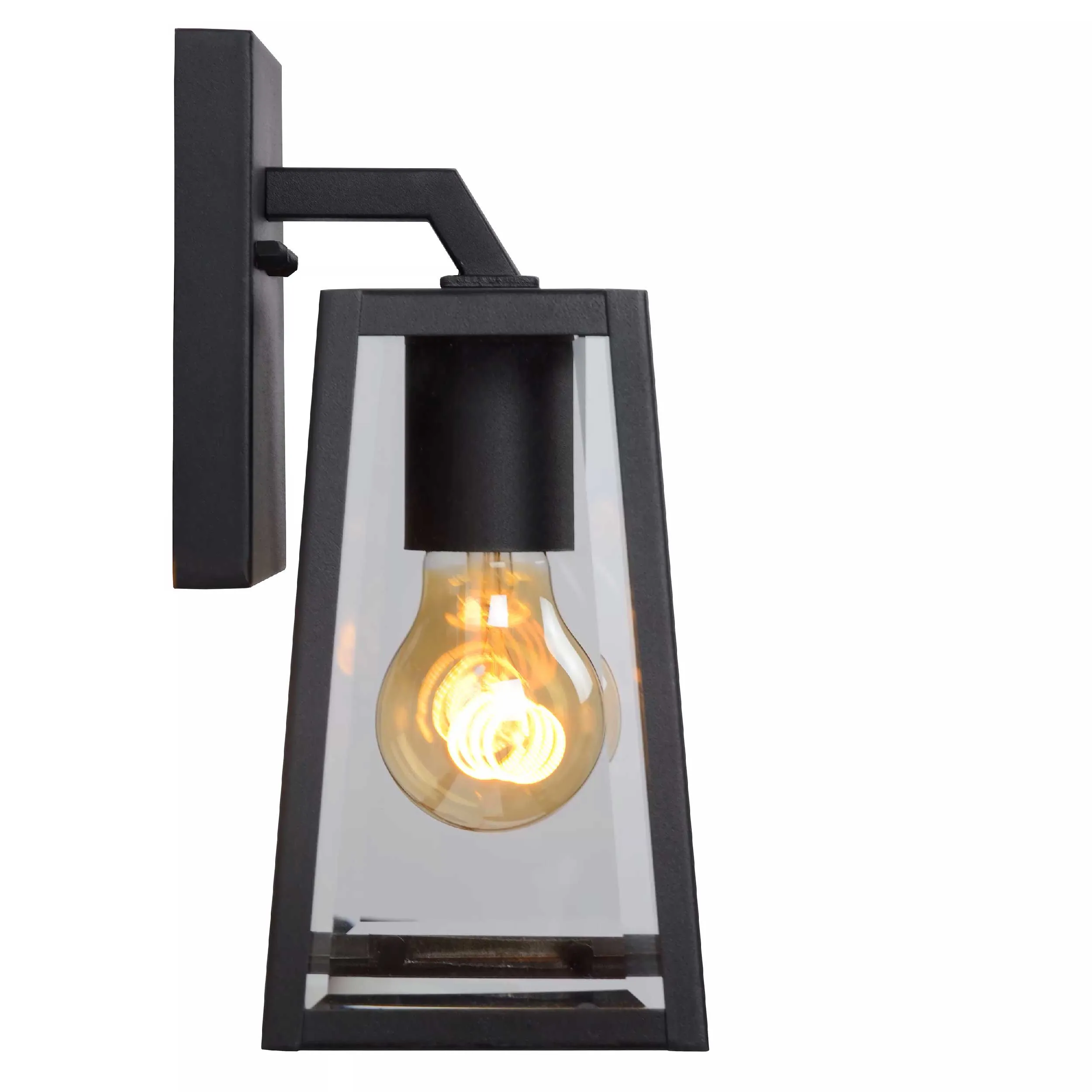 Lucide  Applique da parete moderna per esterni piccola in metallo e diffusore in vetro Matslot - 40W