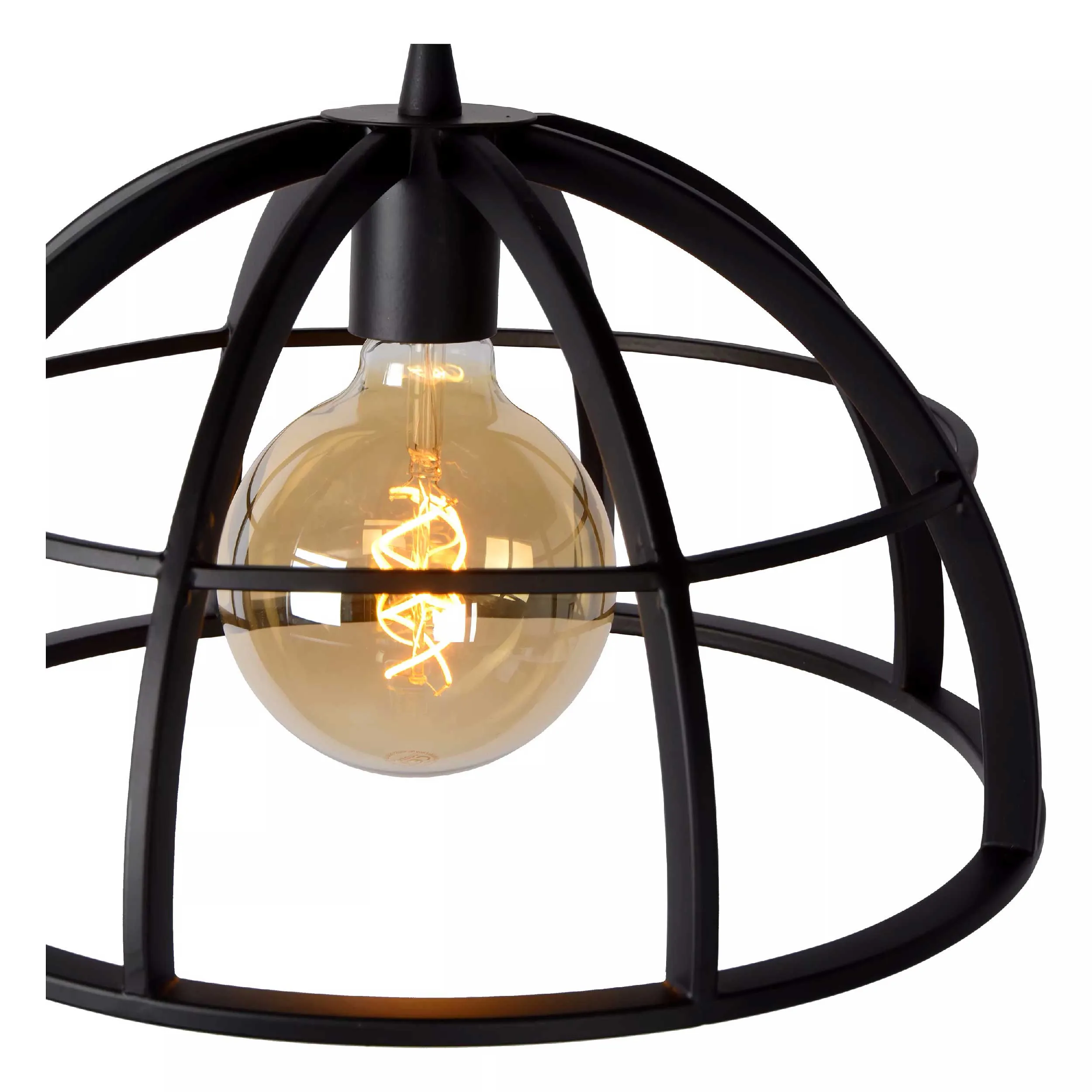 Lucide  Lampada a sospensione lineare con due diffusori in metallo dal design moderno Dikra - 60W