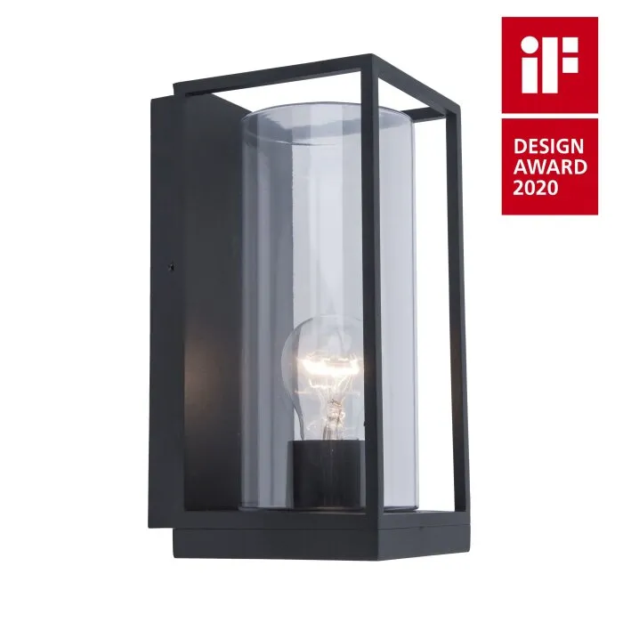 Lutec Flair Applique da esterno Antracite, 1-Luce