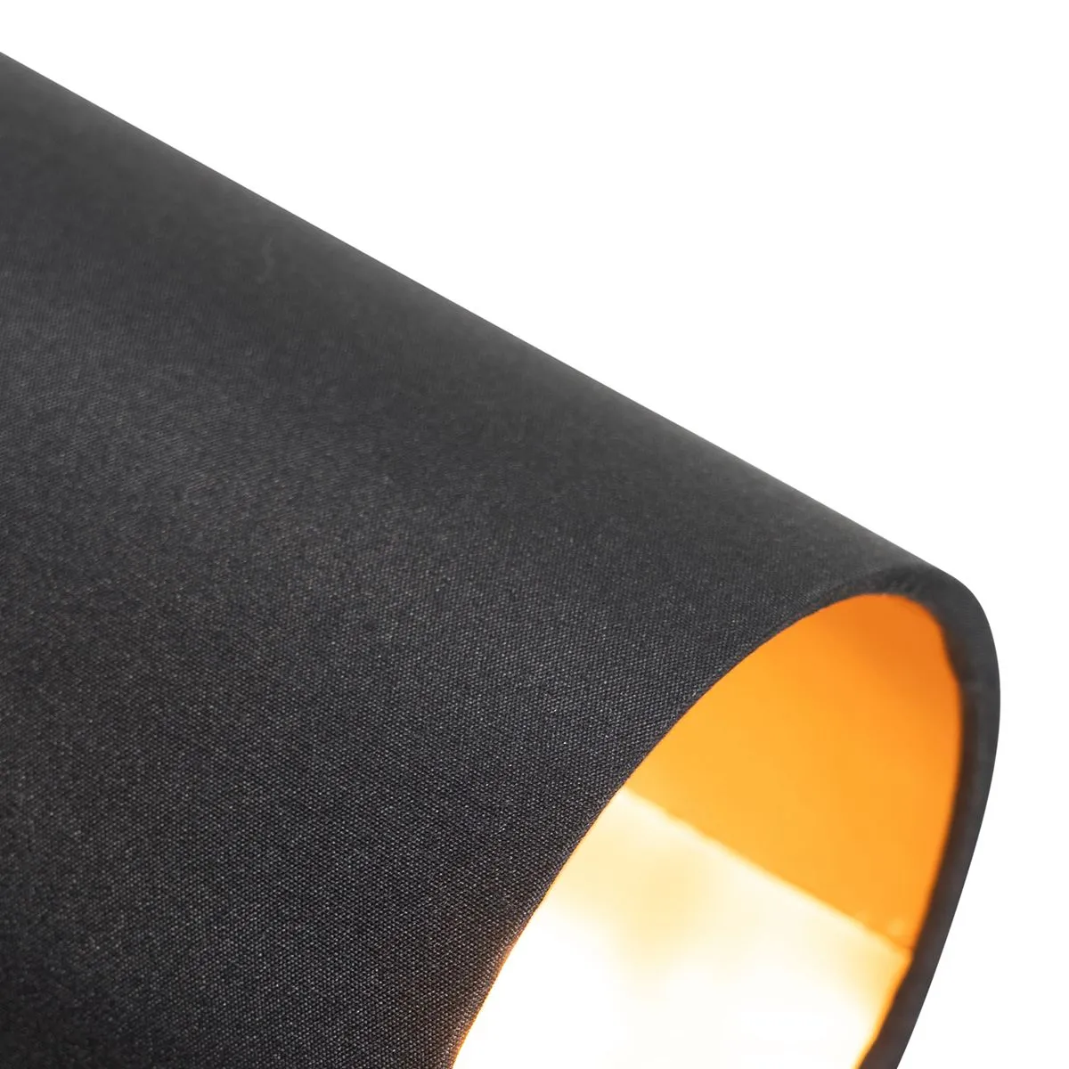 Macchia nera con interno dorato a 3 luci - Lofty