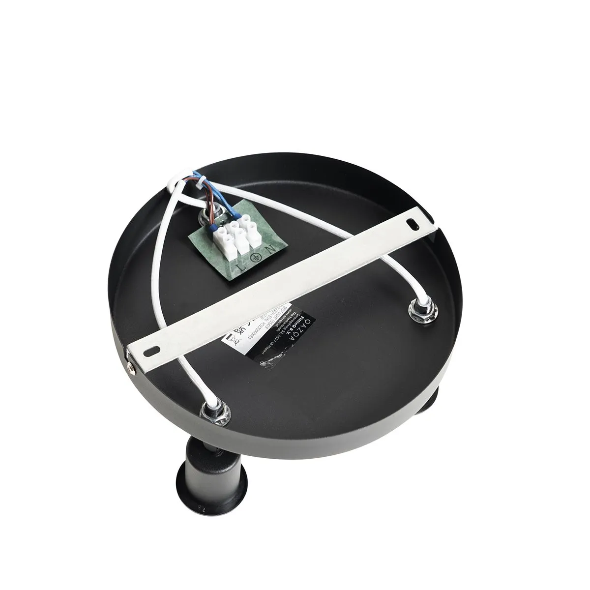 Macchia nera con interno dorato a 3 luci - Lofty