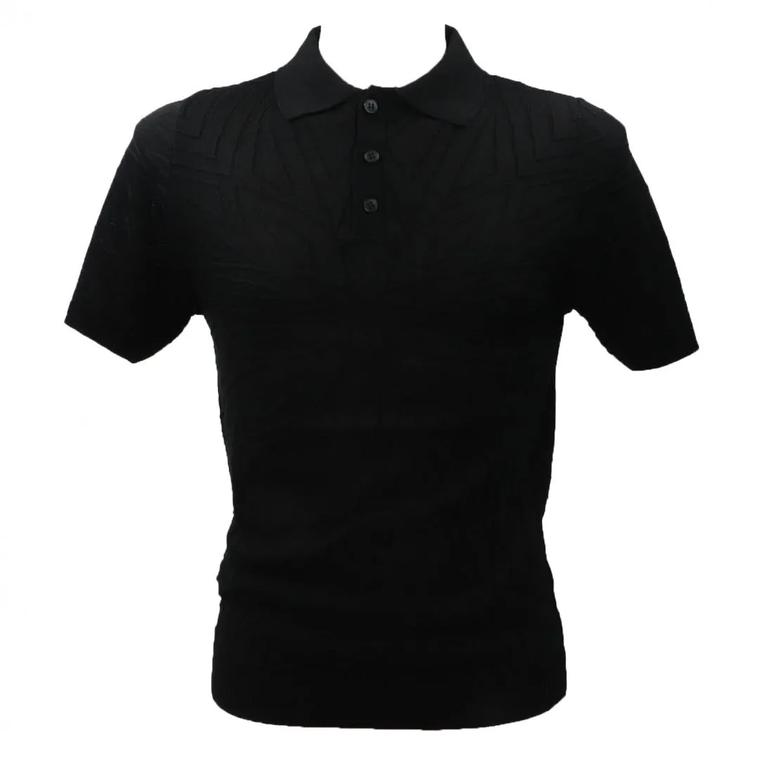 MAGLIA MOD POLO STRUTTURATA Nero
