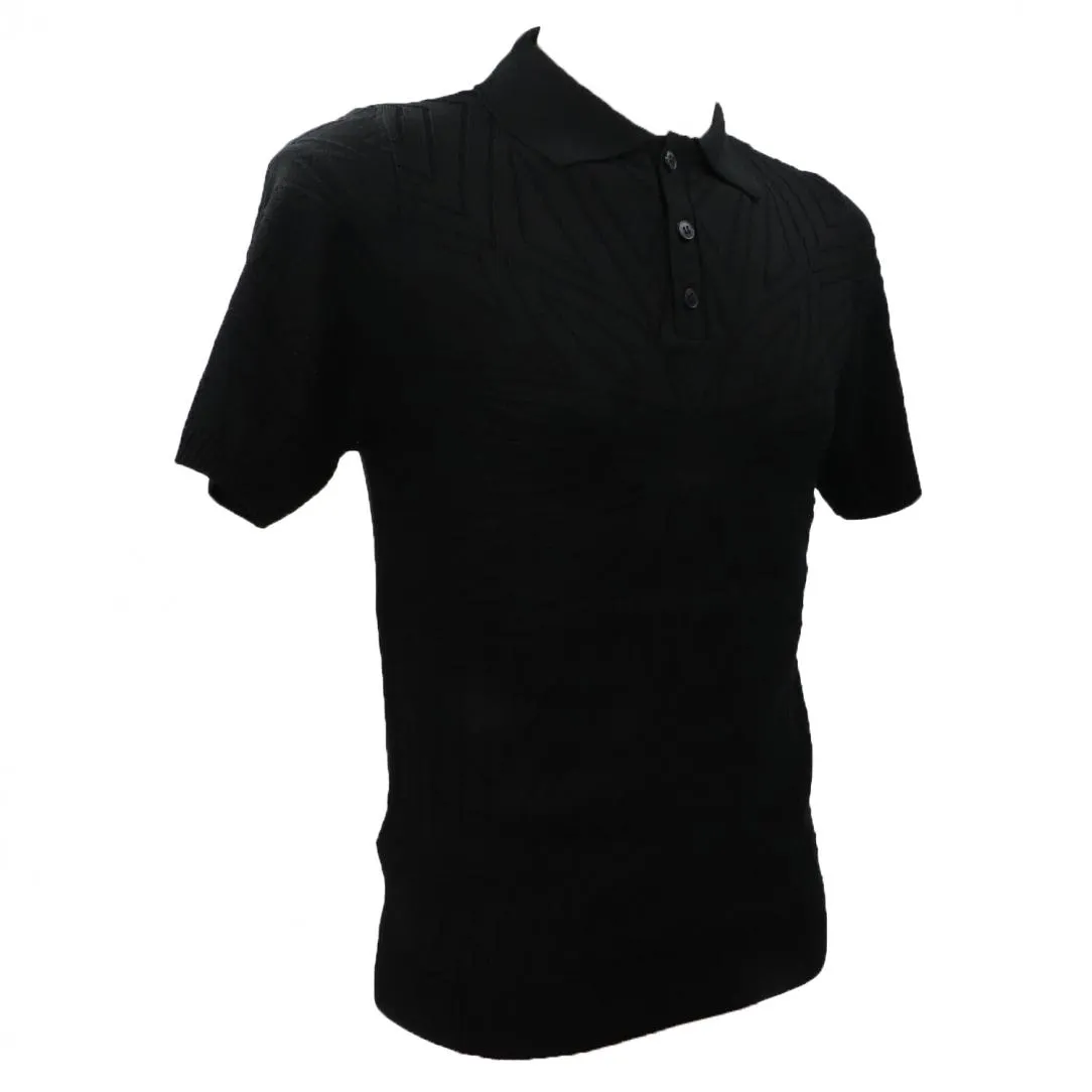 MAGLIA MOD POLO STRUTTURATA Nero