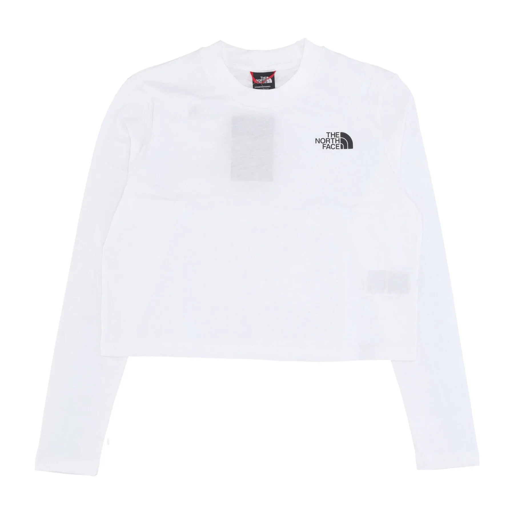 Maglietta Manica Lunga Corta Donna W L/s Crop Tee Gardenia White