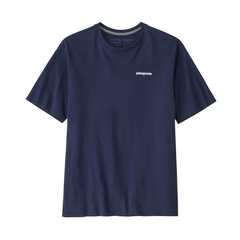 Maglietta Patagonia P-6 Logo Responsabili-tee (Classic navy) uomo