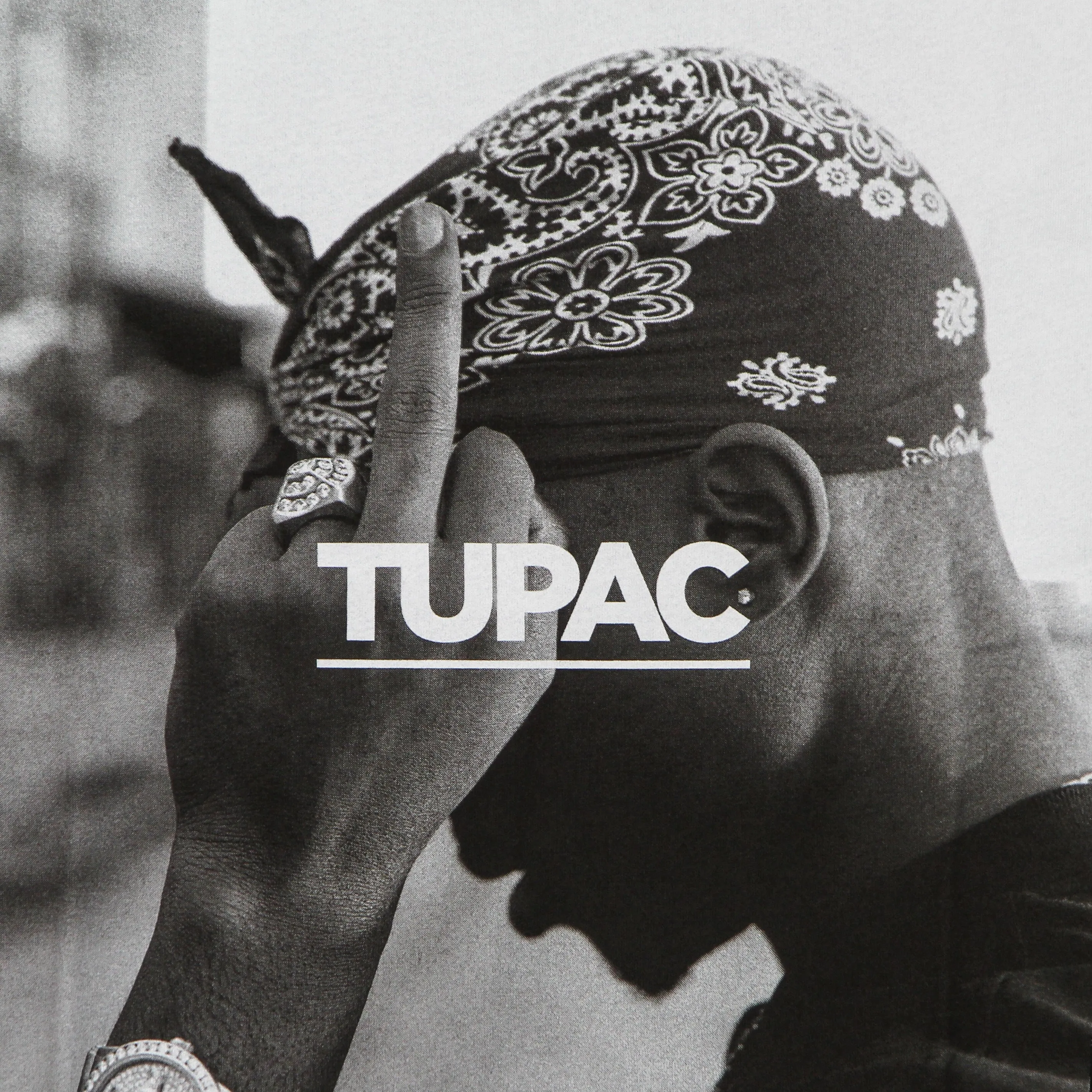 Maglietta Uomo 2pac F*ck The World Black