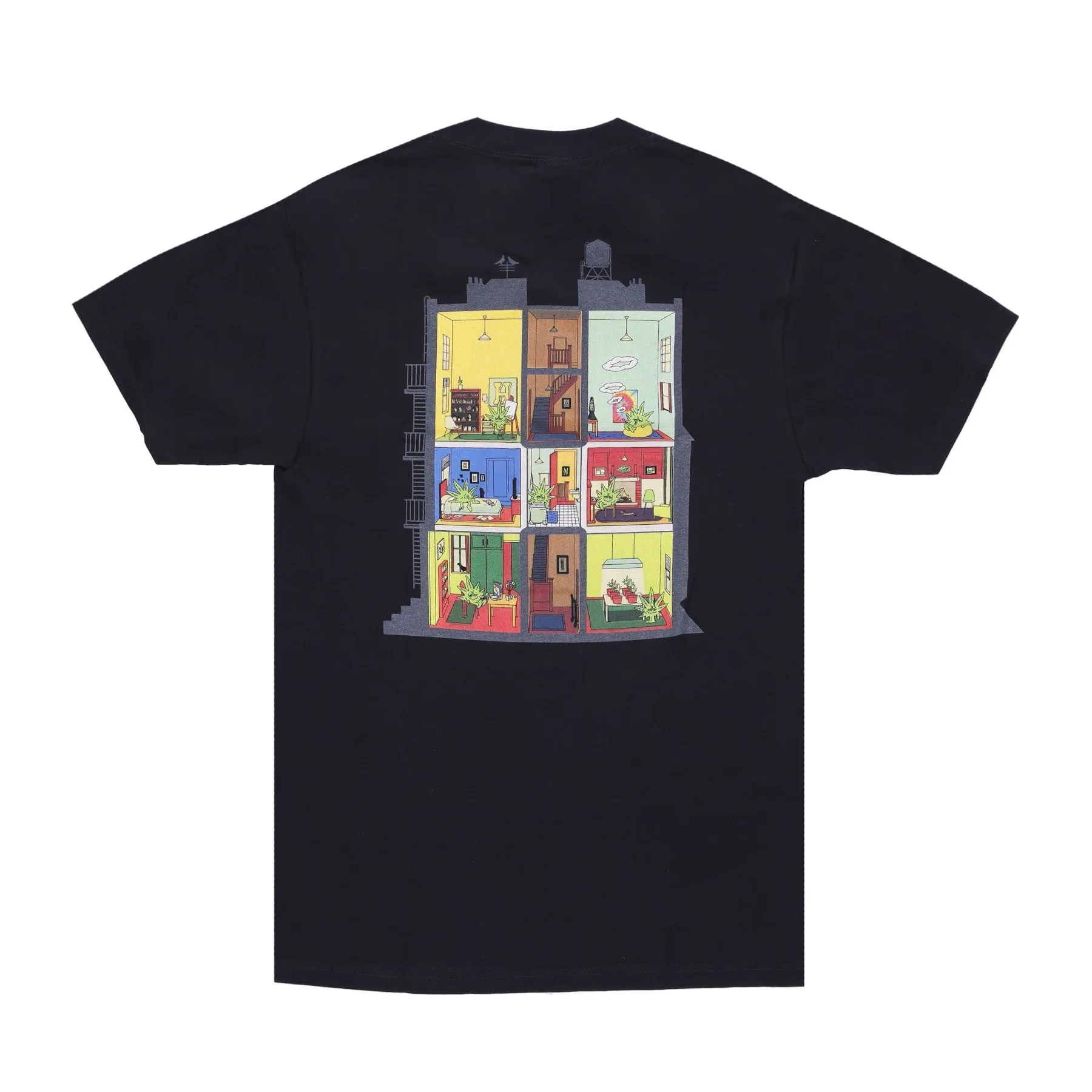 Maglietta Uomo At Home Tee Black