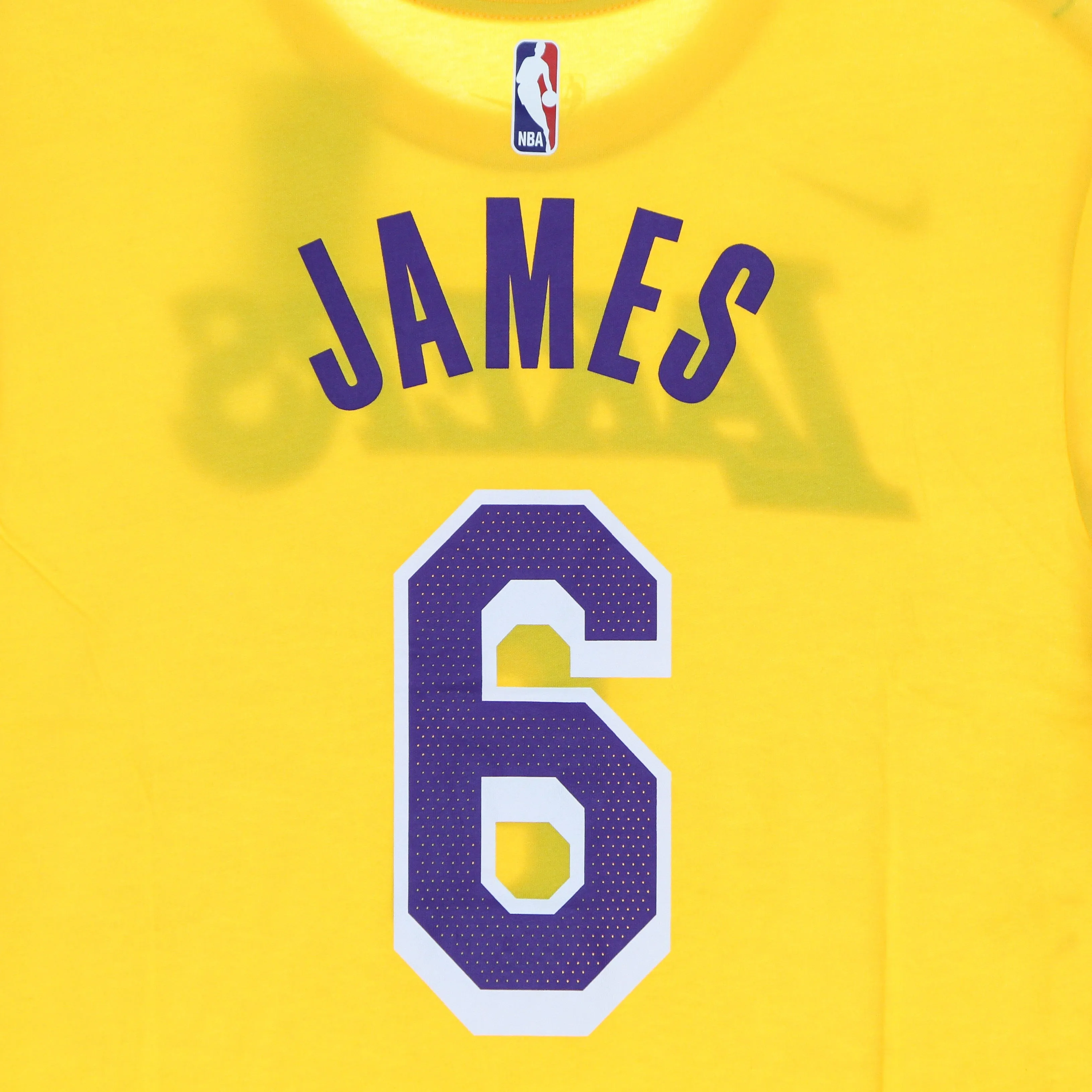Maglietta Uomo Nba Tee No 6 Lebron James Loslak Amarillo