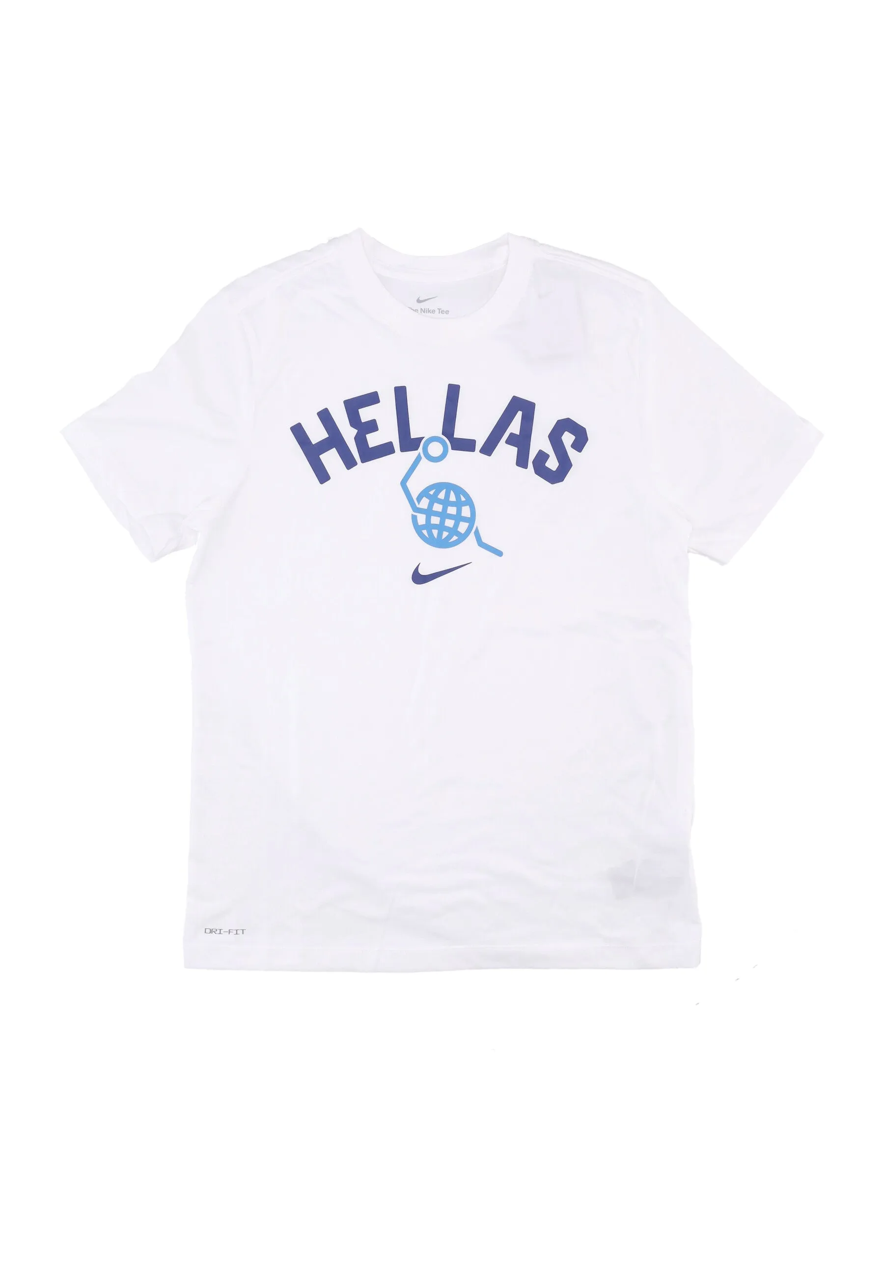 Maglietta Uomo Olympic 2024  Basketball Tee Team Greece White/white/deep Royal Blue
