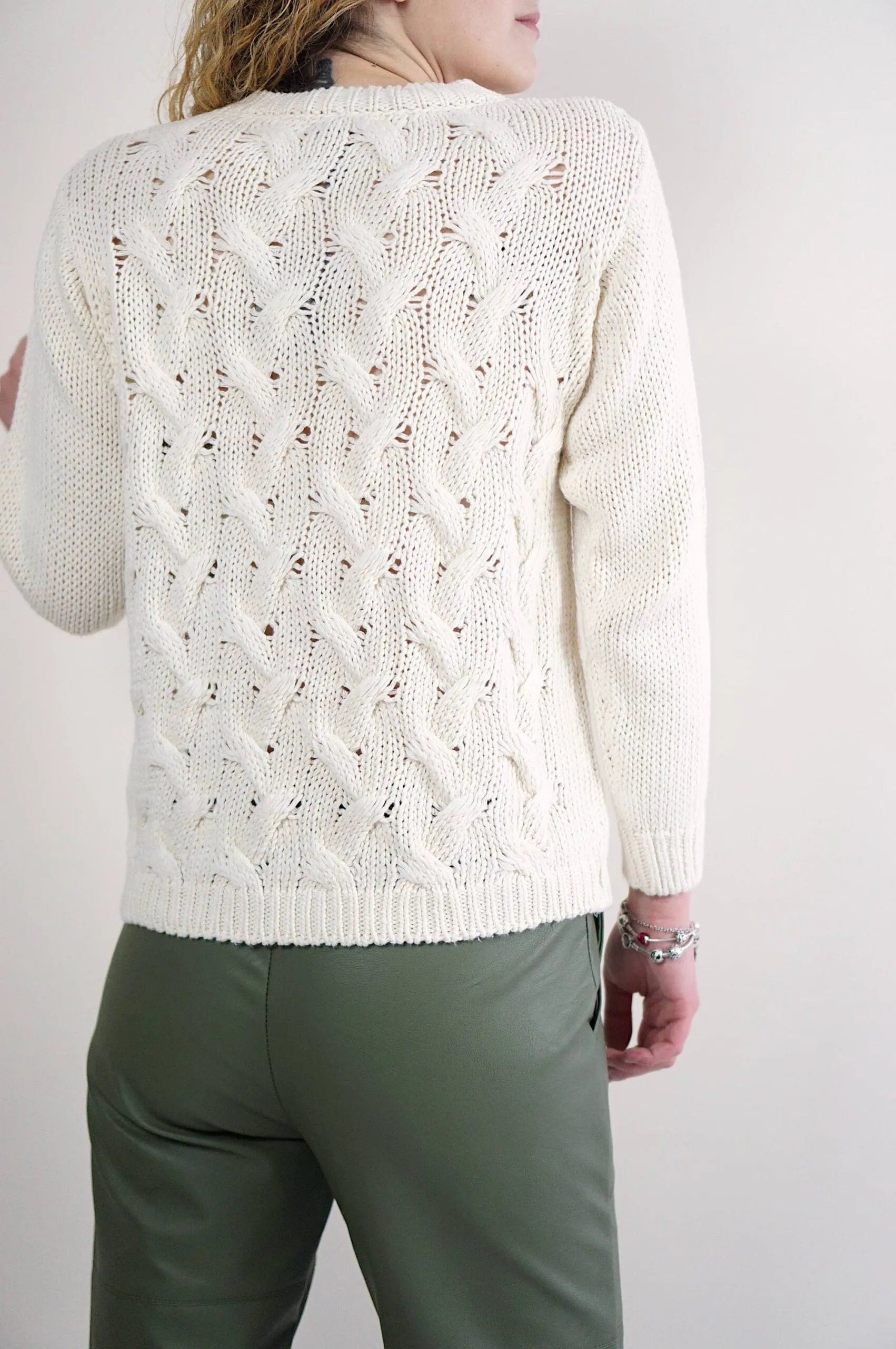 Maglioncino in cotone burro | Cristina Gavioli