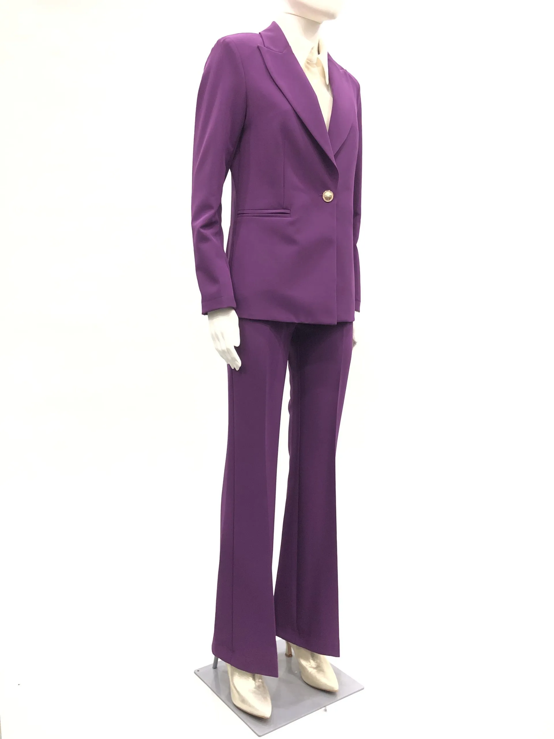 MARYLEY Tailleur con pantalone a zampa v.