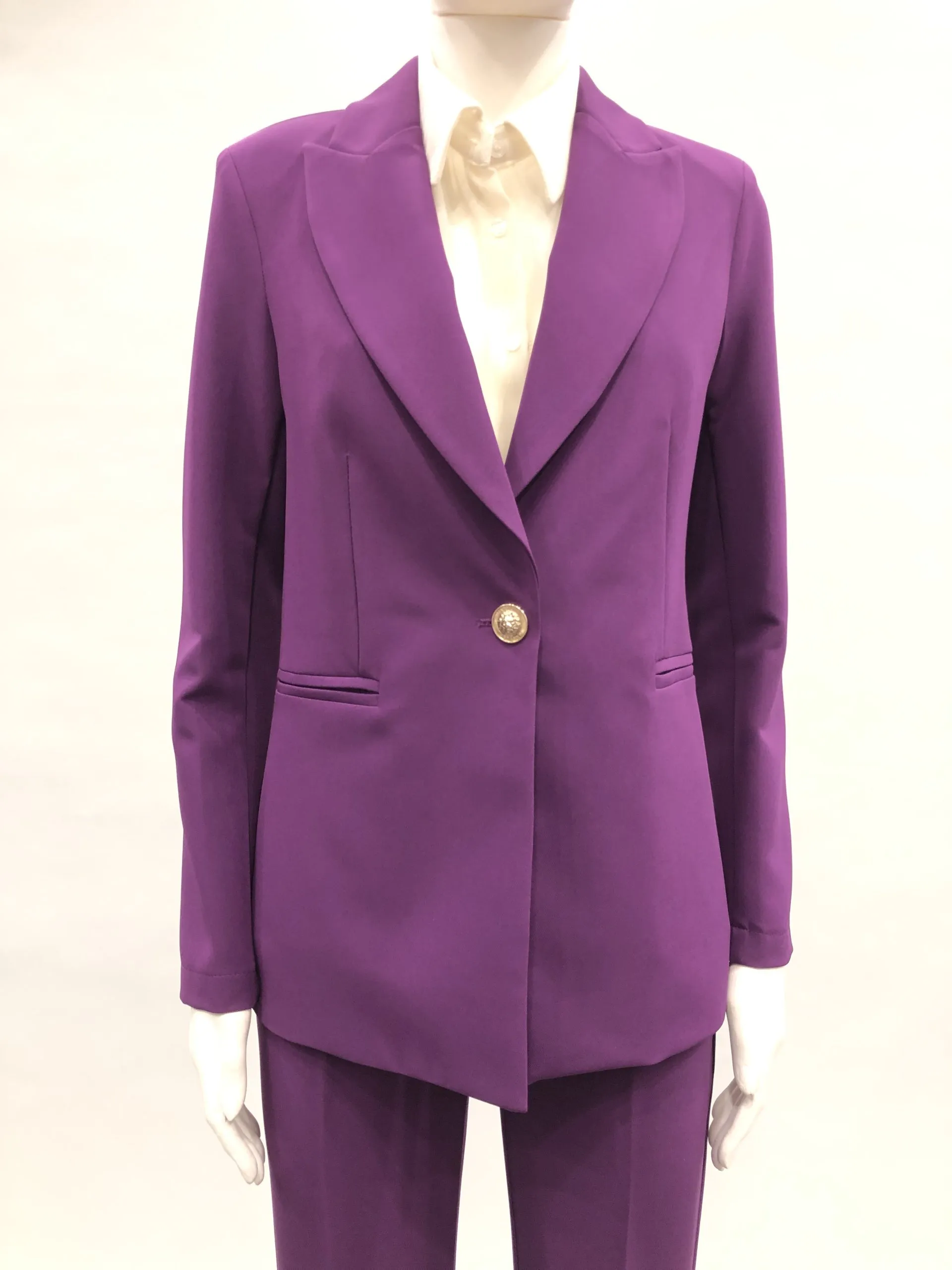 MARYLEY Tailleur con pantalone a zampa v.