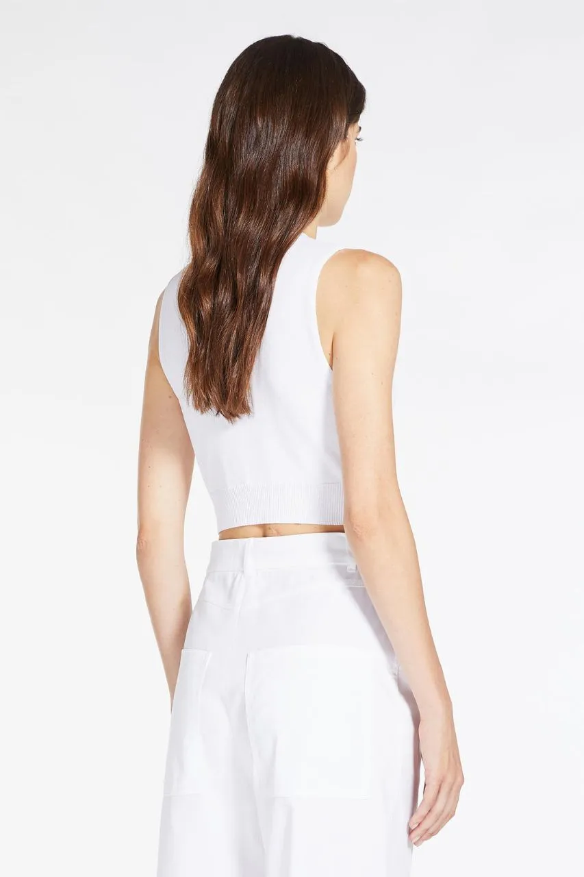 MaxMara Knitted Top / White