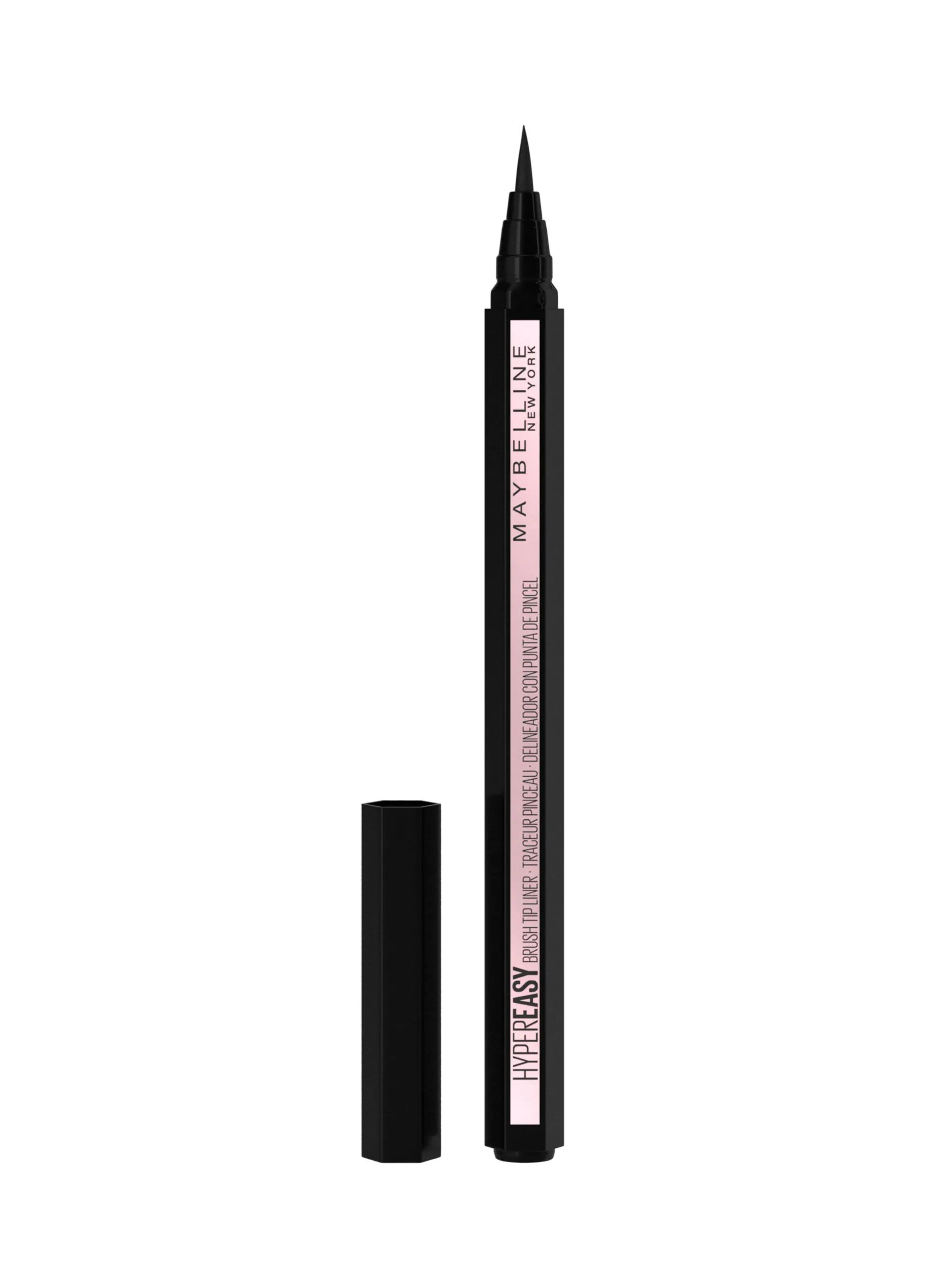 MAYBELLINE  Maybelline New York Eyeliner in penna Hyper Easy, Tratto Continuo, Facile da Applicare, Punta Iper Flessibile, Nero 