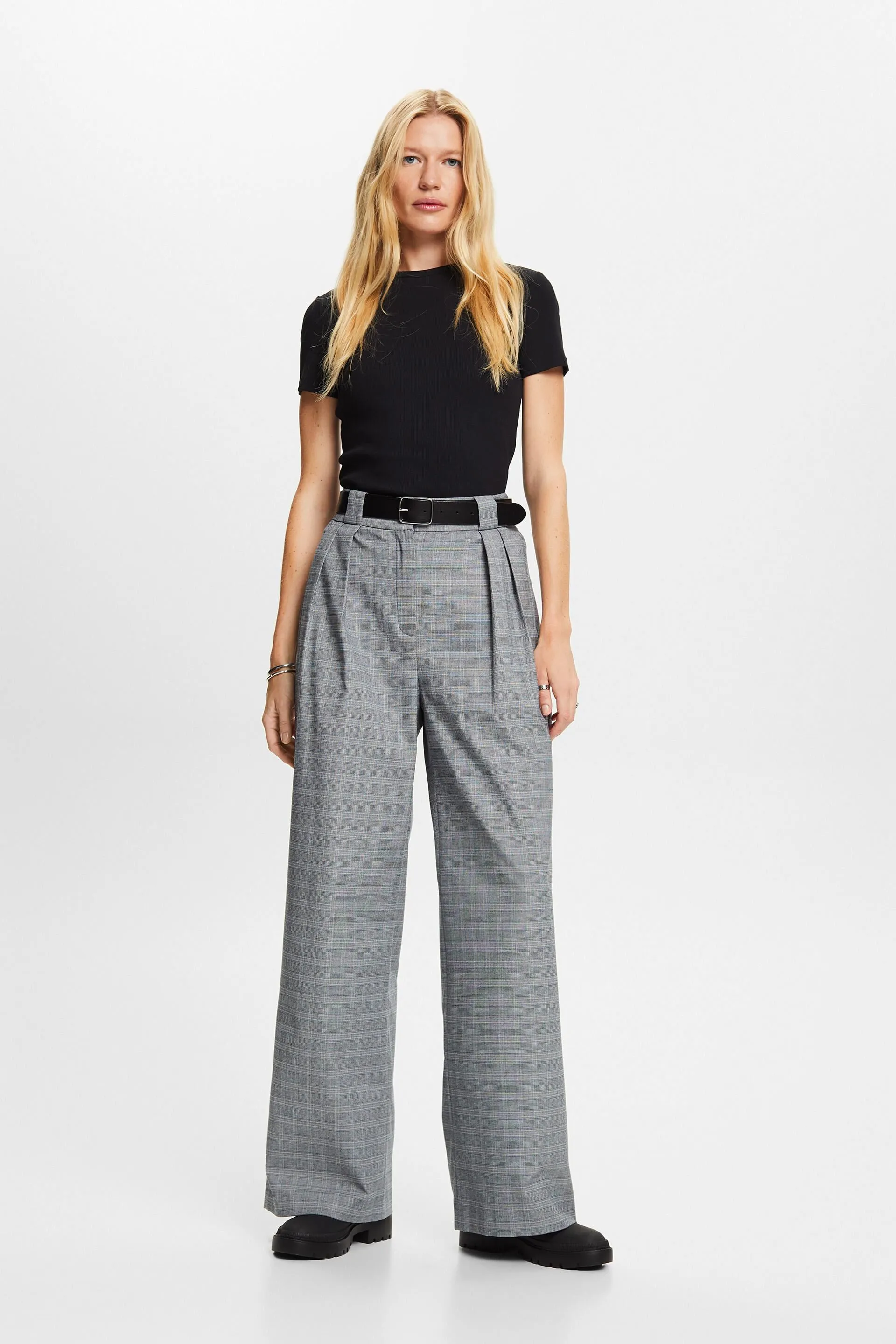 Mix & Match: pantaloni a quadri principe di Galles