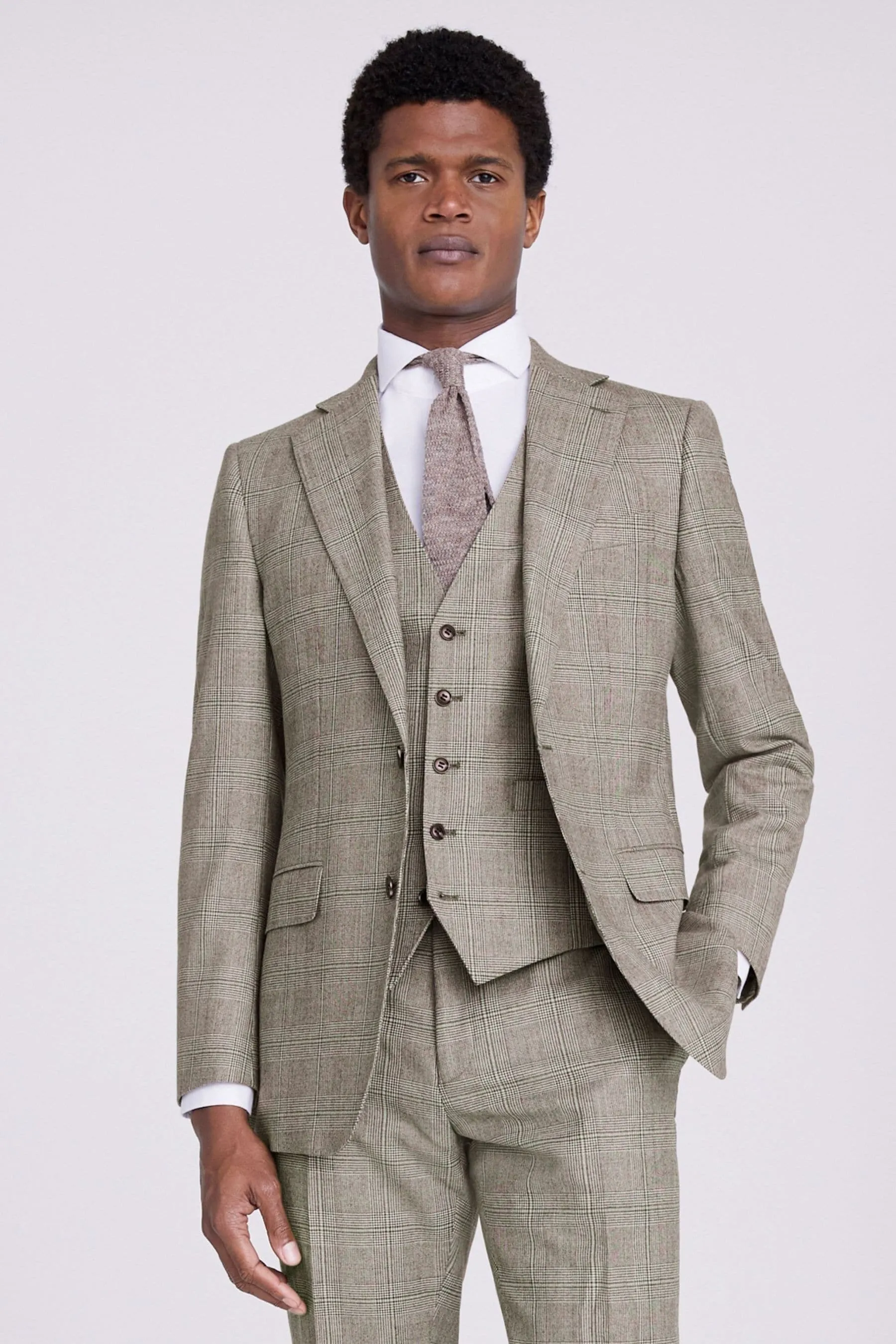 MOSS Vestibilità sartoriale - Performance A quadri - Giacca da completo