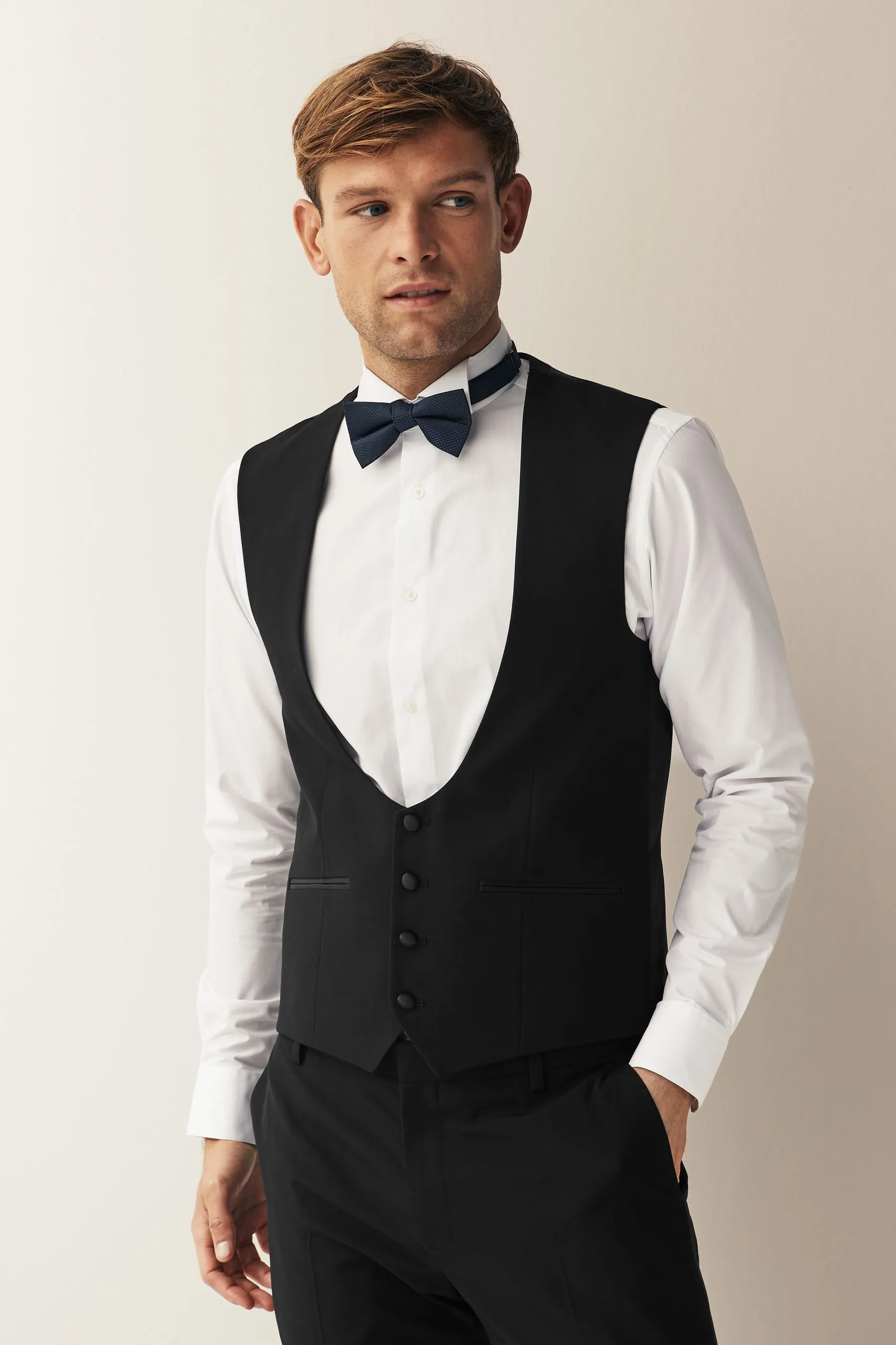 Nero  - Regular - Gilet vestibilità attillata