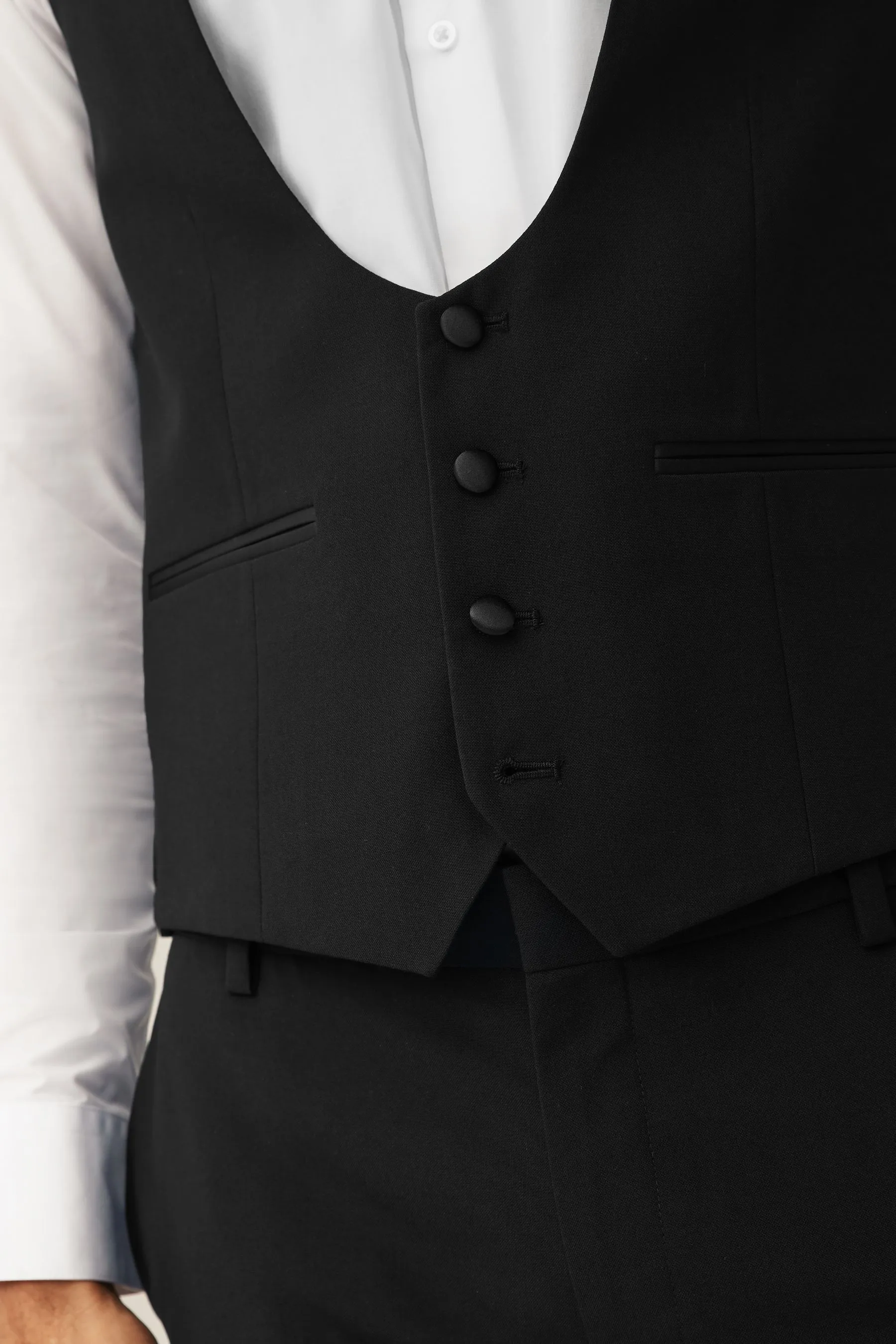 Nero  - Regular - Gilet vestibilità attillata