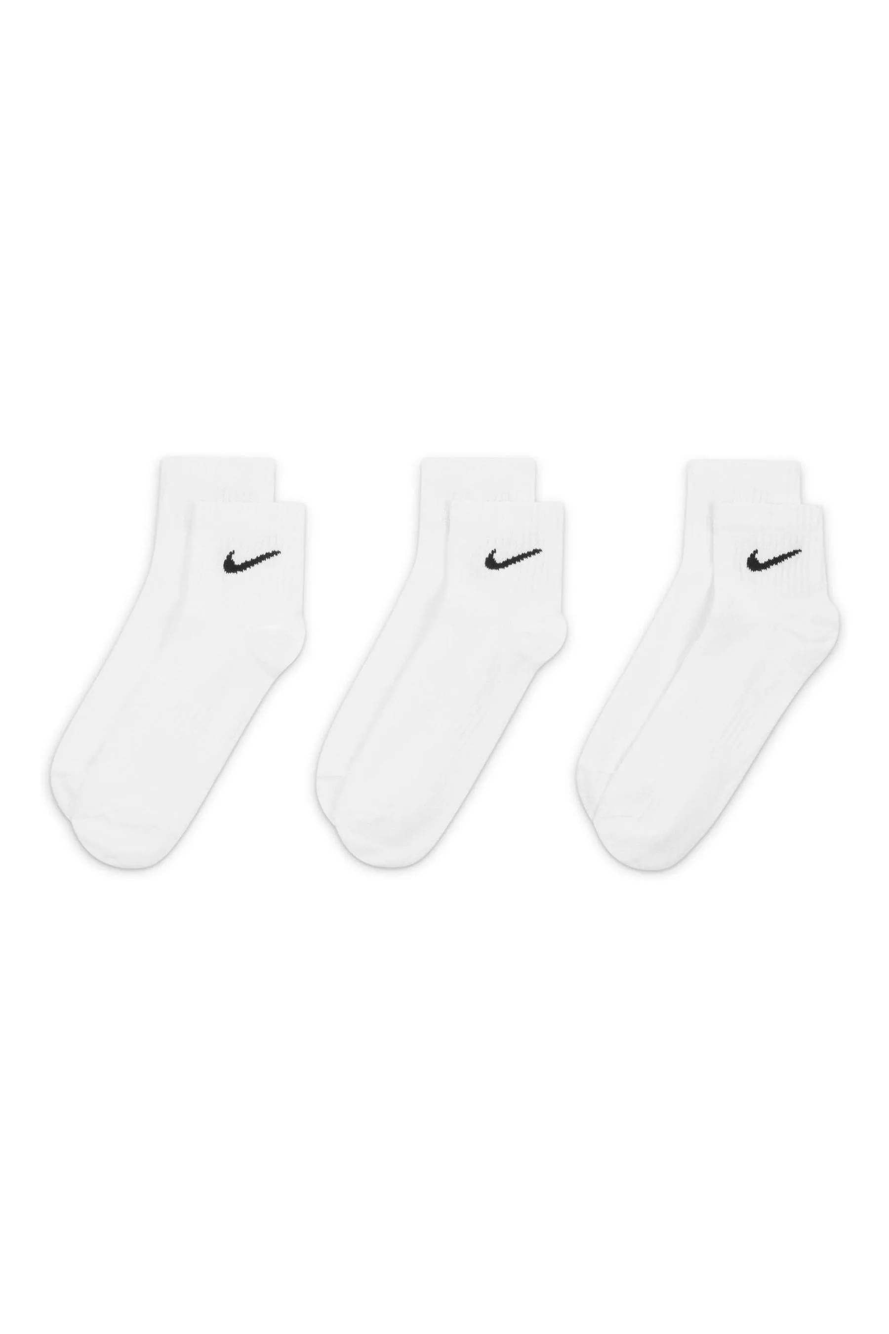Nike - Calzini alla caviglia imbottita leggera 3 Confezione