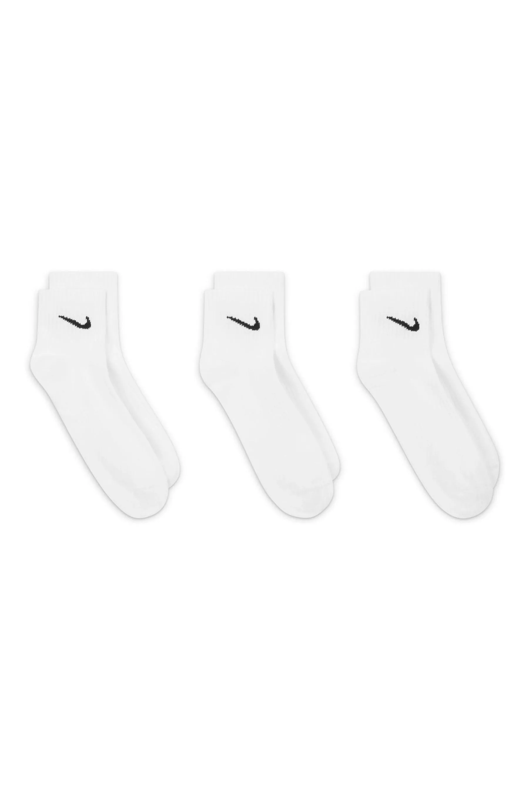 Nike - Calzini alla caviglia imbottita leggera 3 Confezione