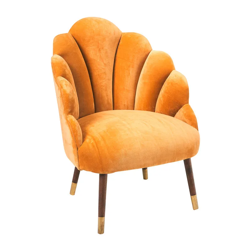 Novità Home Butterfly - poltroncina imbottita caramello