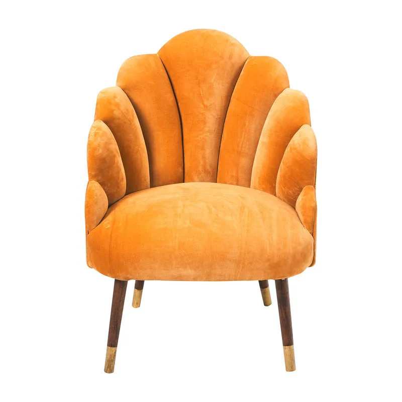 Novità Home Butterfly - poltroncina imbottita caramello