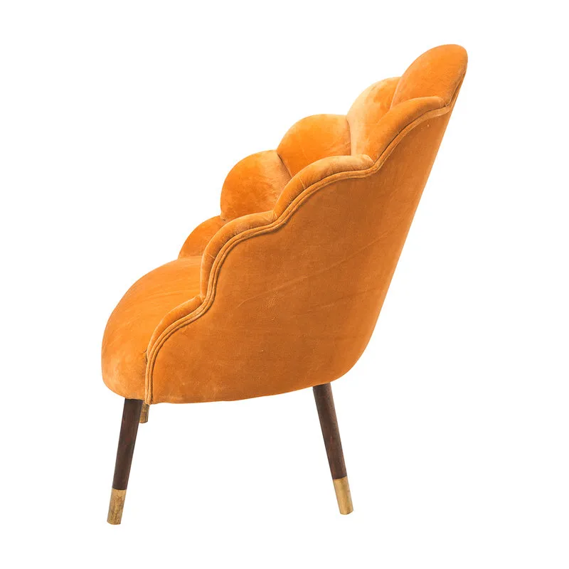 Novità Home Butterfly - poltroncina imbottita caramello
