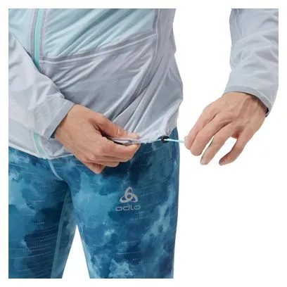 Odlo Dual Dry Waterproof Jacket Women's Grey Blue