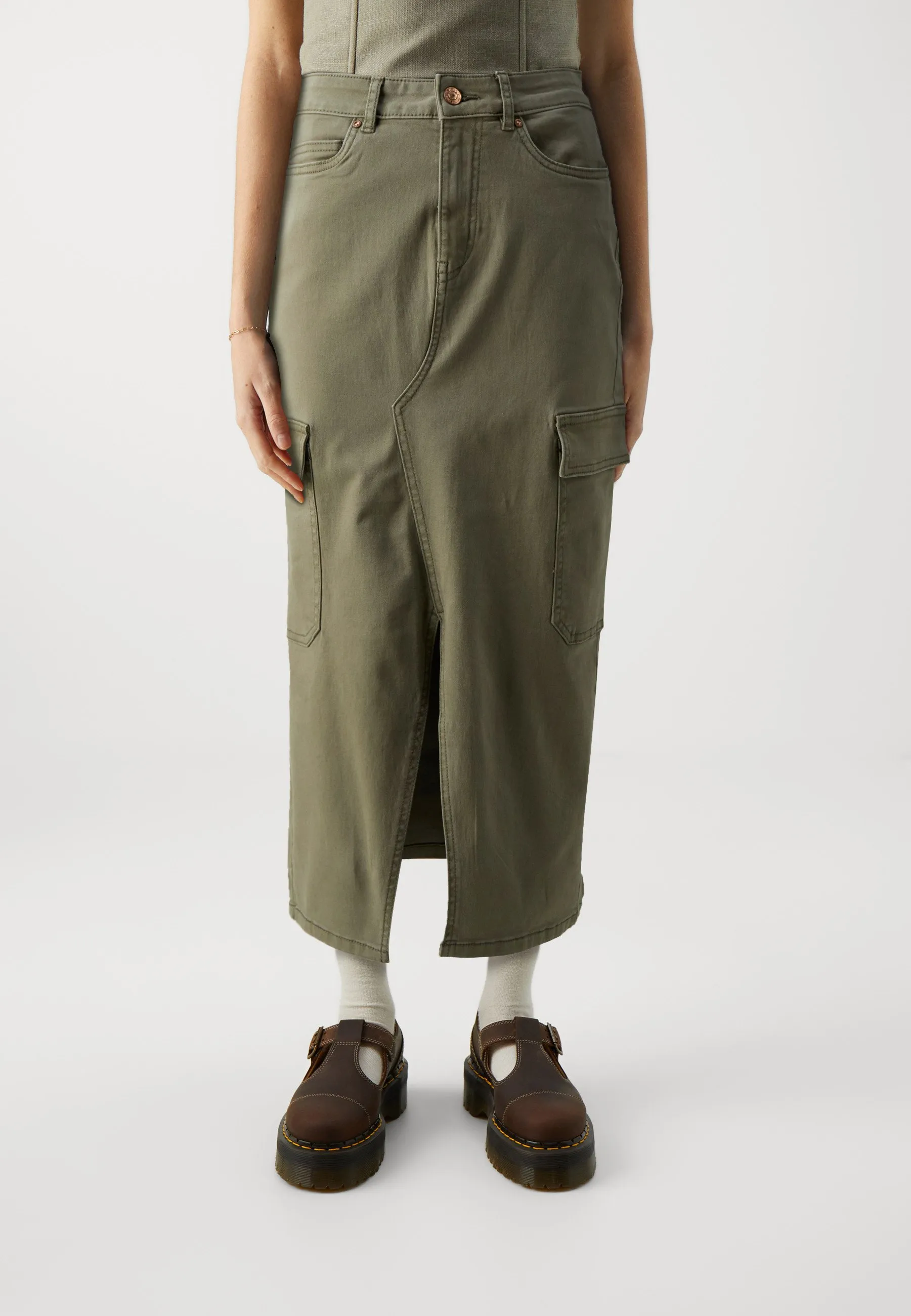 ONLLOLA CARGO LONG SLIT - Gonna a tubino