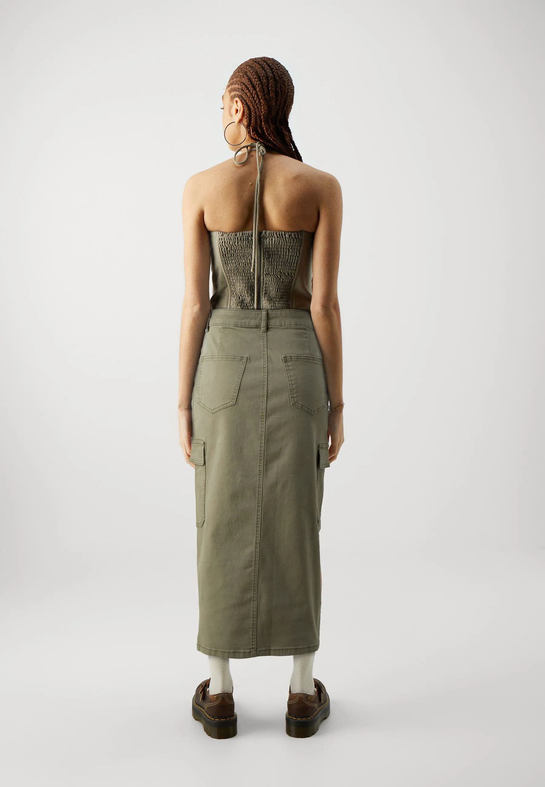 ONLLOLA CARGO LONG SLIT - Gonna a tubino