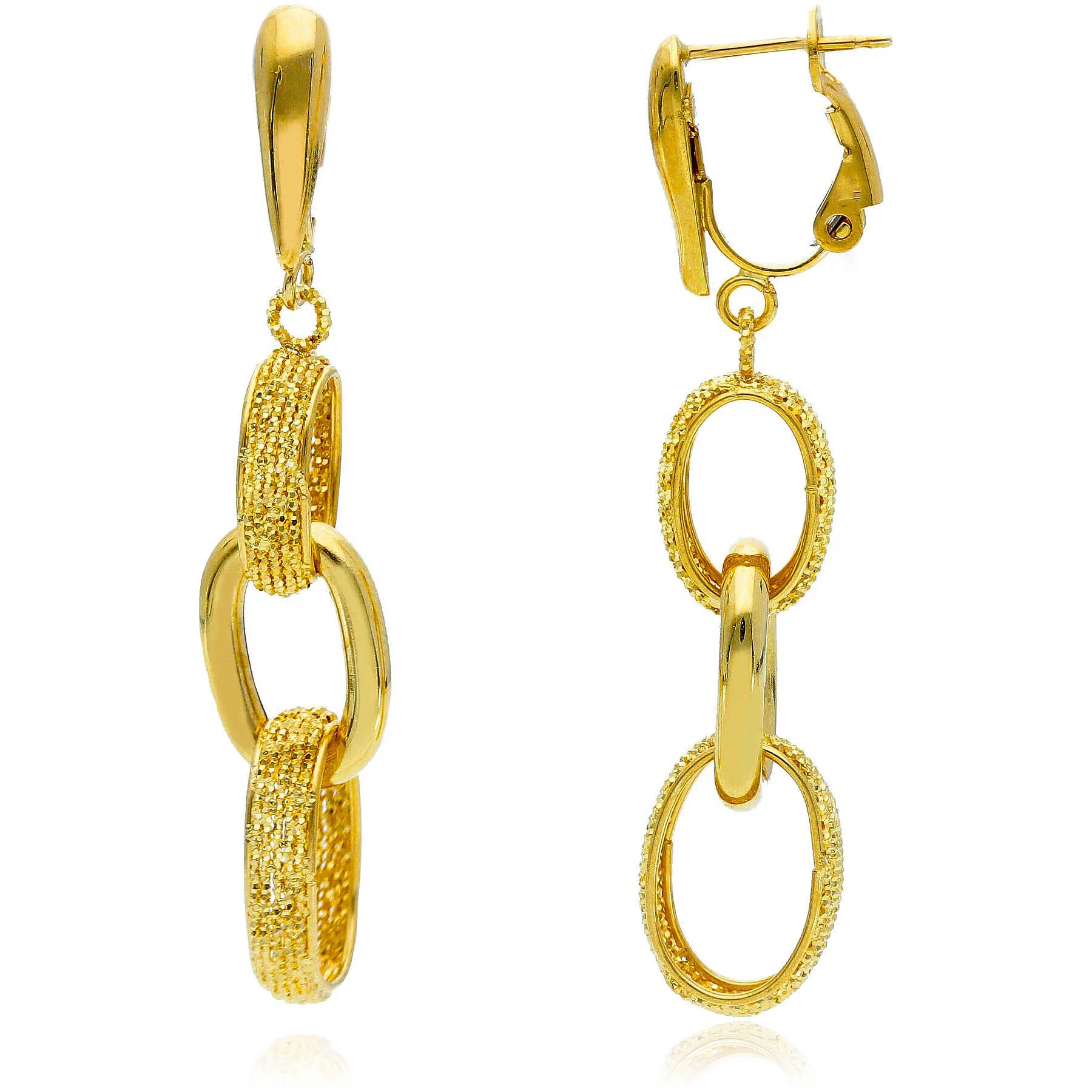 orecchini Pendente oro Giallo GioiaPura Oro 750