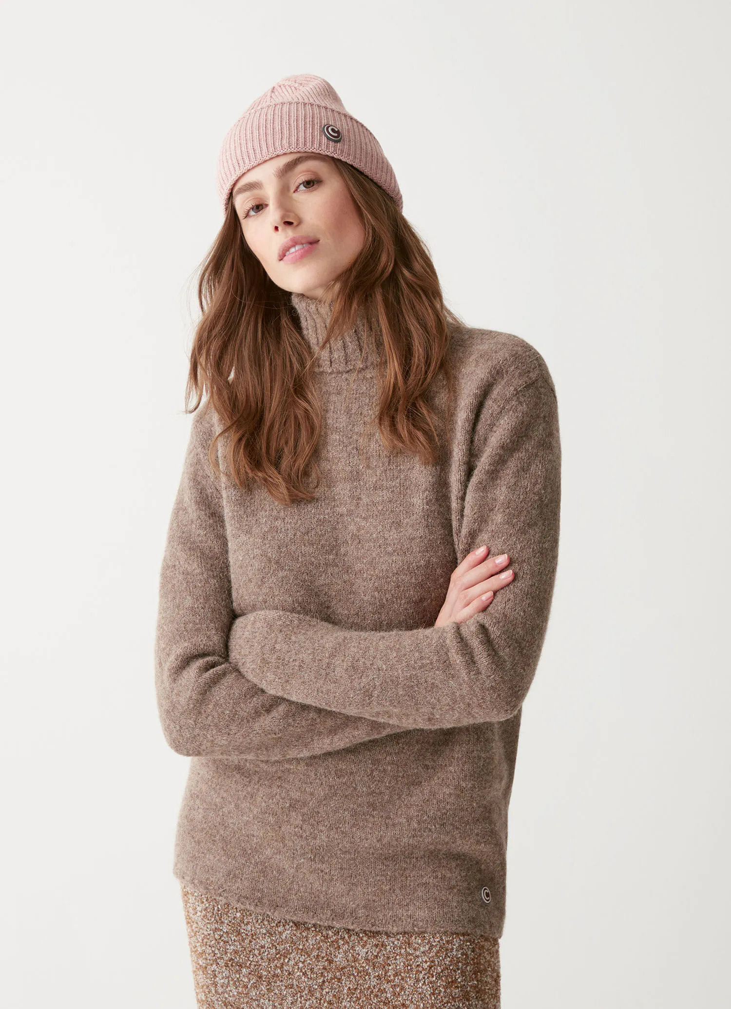 Oversized wool turtleneck