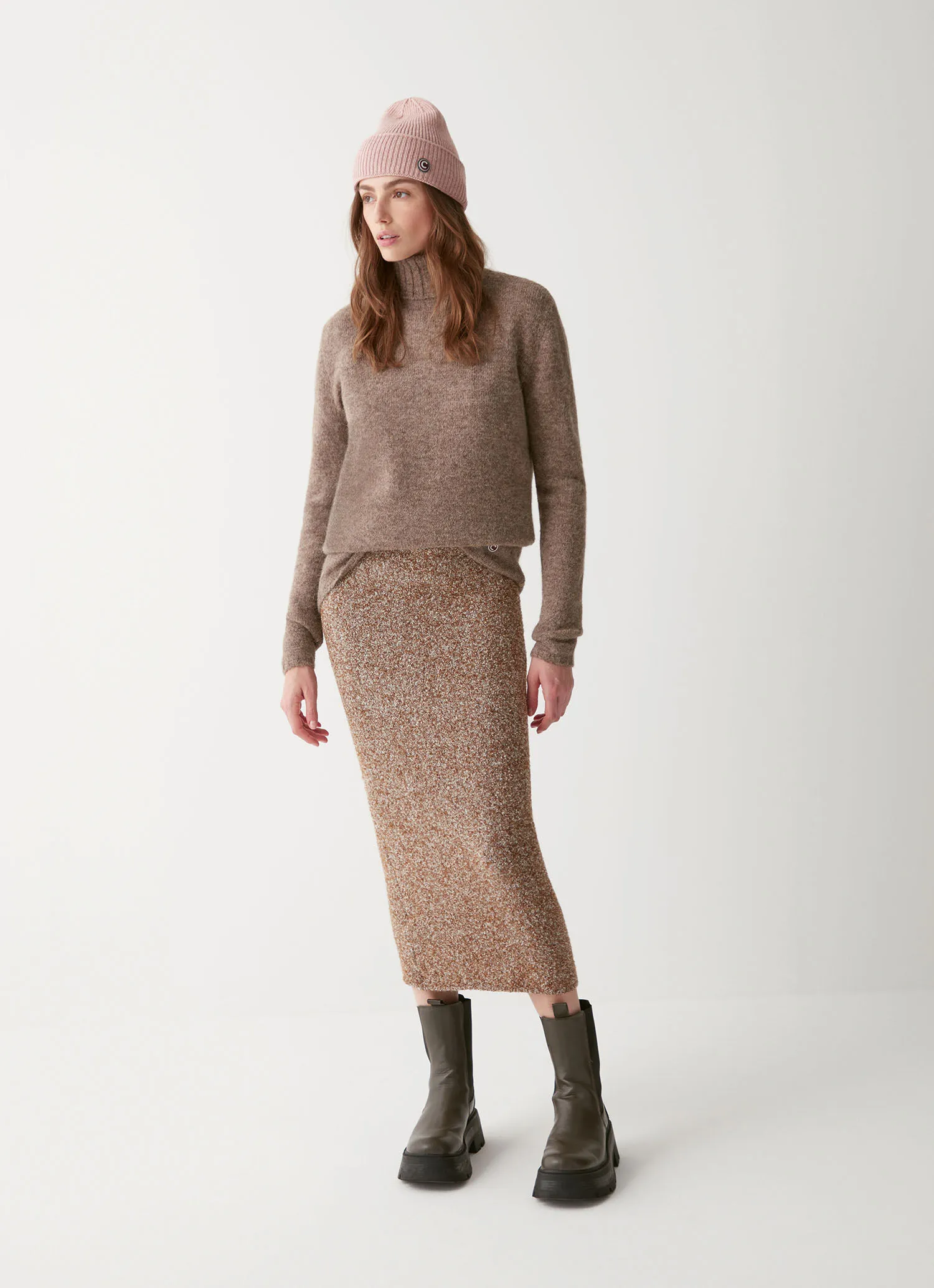 Oversized wool turtleneck