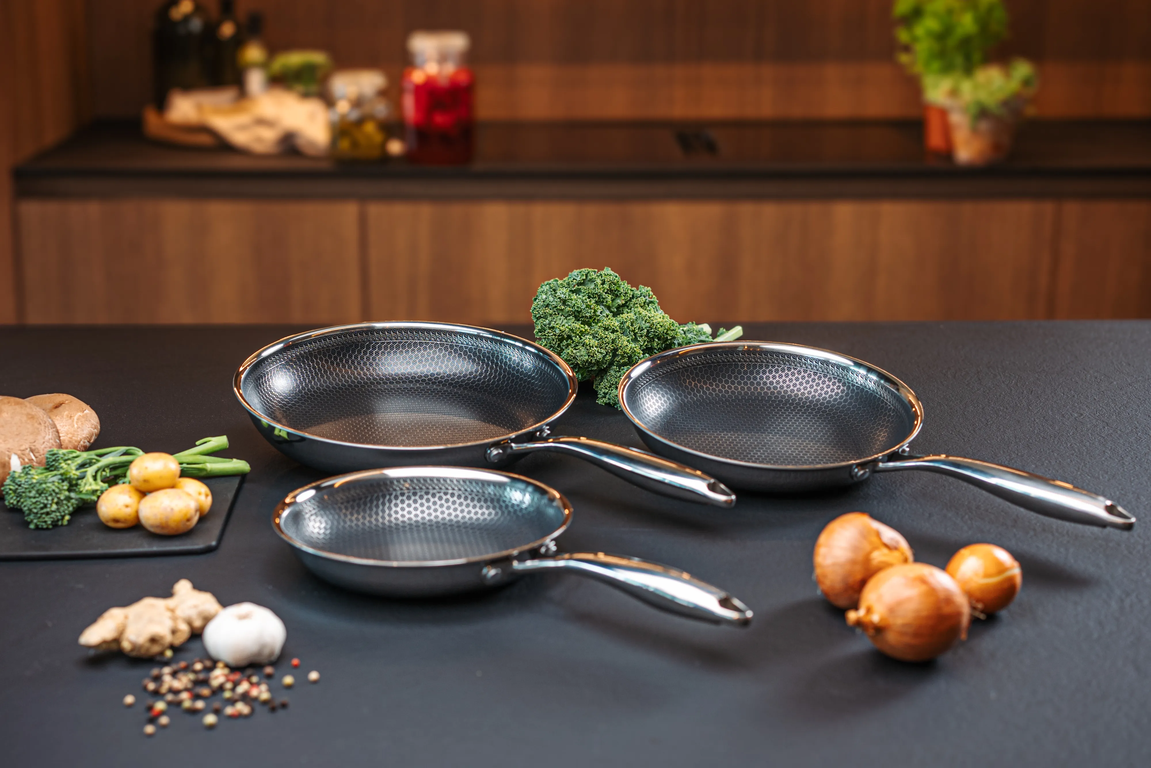 Padella con rivestimento ibrido Hâws Santo 24 cm.jm{font-size:18px}Acciaio inossidabile