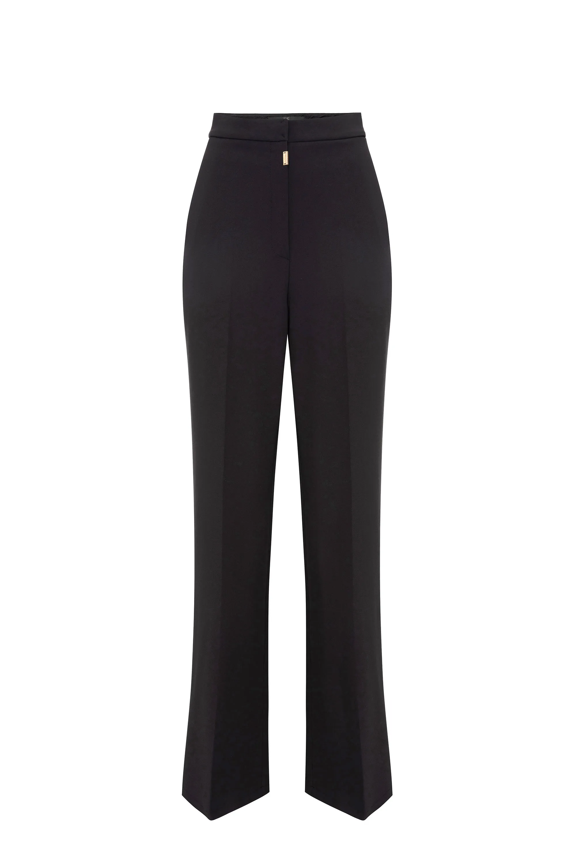 Pantalone a zampa con girello logo