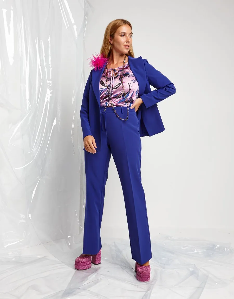 Pantalone a zampa tampone