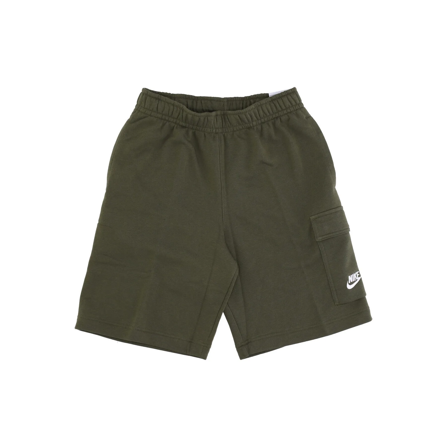 Pantalone Corto Tuta Felpato Uomo M Sportswear Club Basketball Cargo Short Rough Green/rough Green/white