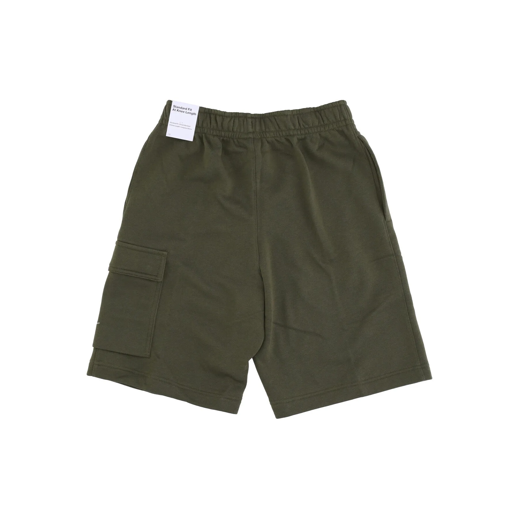 Pantalone Corto Tuta Felpato Uomo M Sportswear Club Basketball Cargo Short Rough Green/rough Green/white