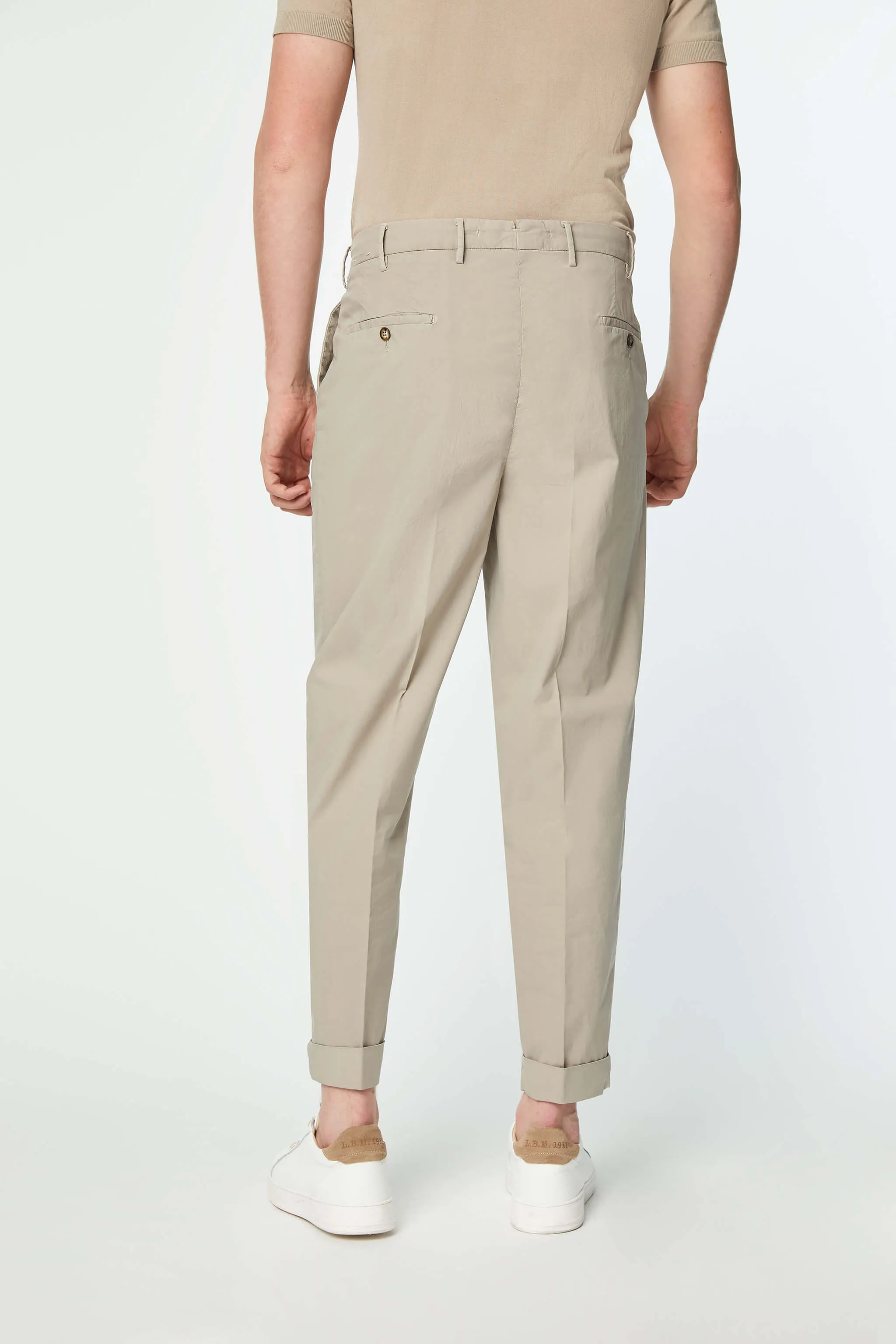 Pantalone MILES tinto capo beige