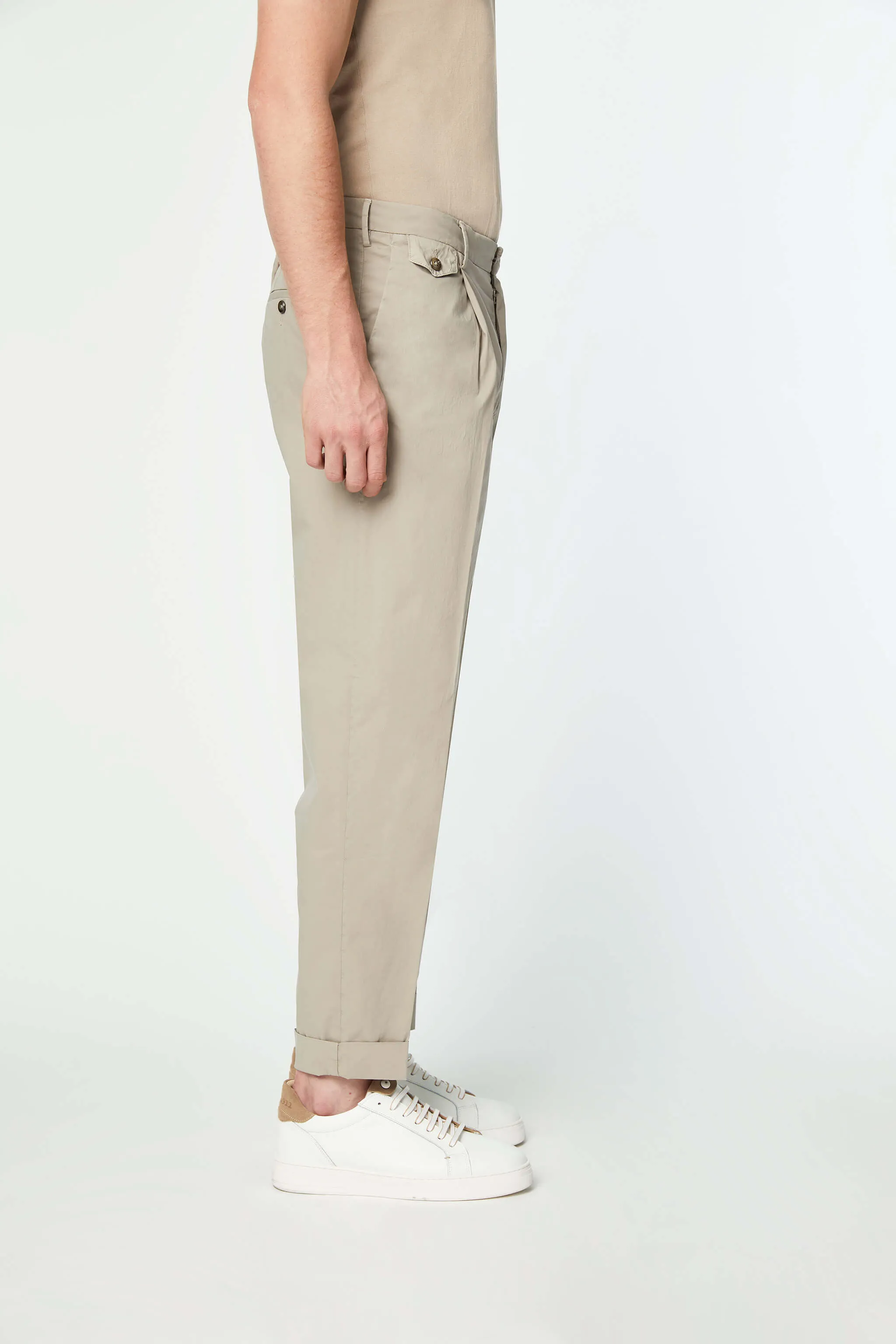 Pantalone MILES tinto capo beige