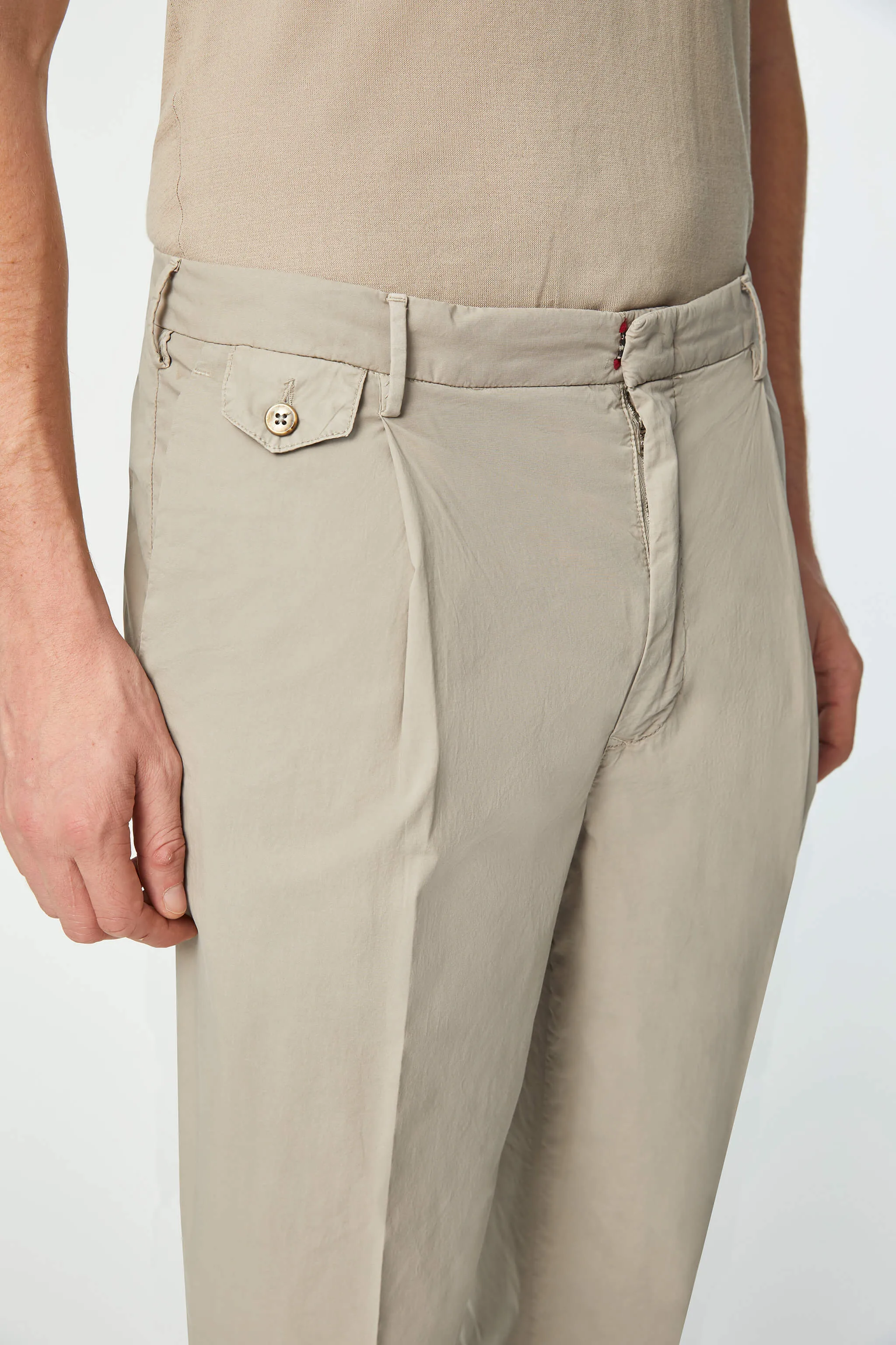 Pantalone MILES tinto capo beige
