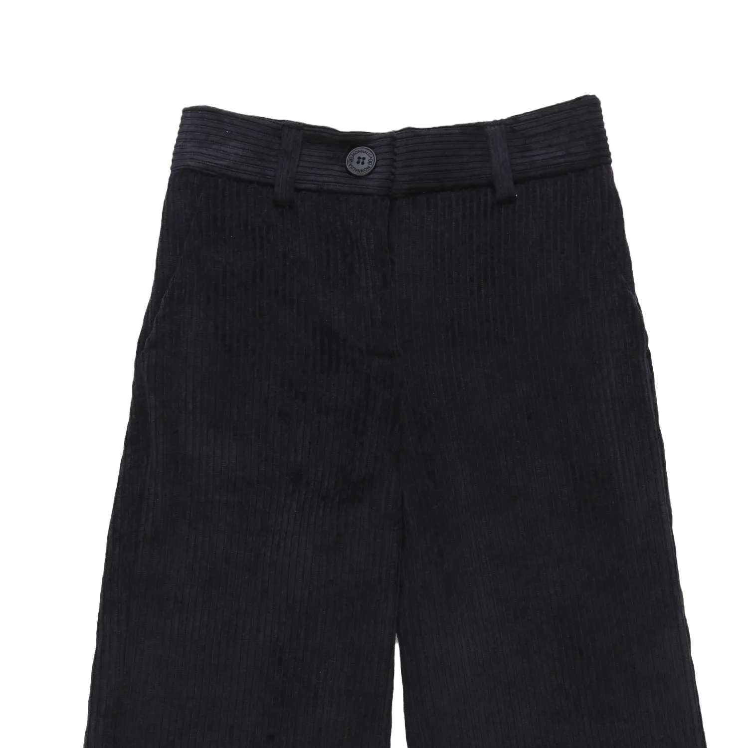 Pantalone Monnalisa Velluto Nero Bambina