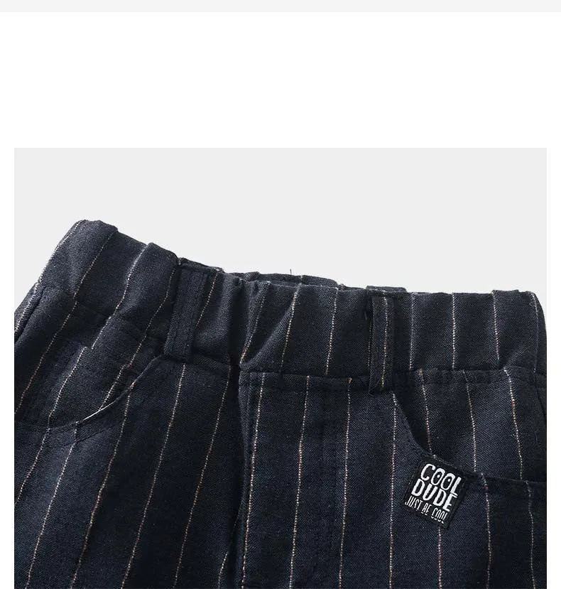 Pantalone tuta a righe comodo ed elegante per bambini