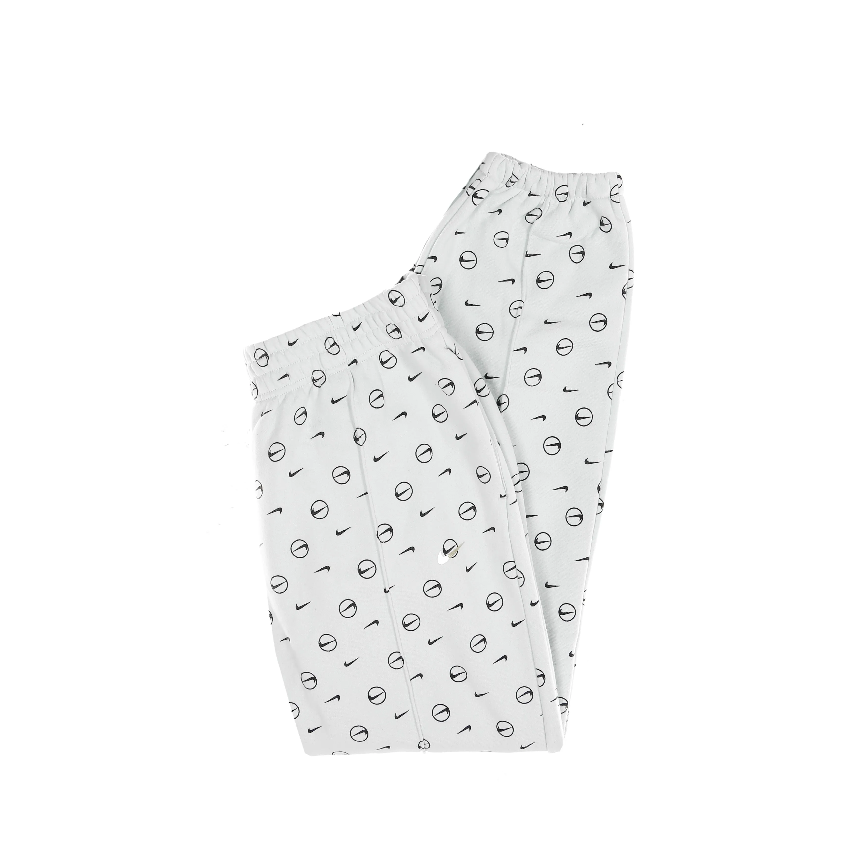 Pantalone Tuta Felpato Donna W Sportswear Pant All Over Print Pack Pure Platinum