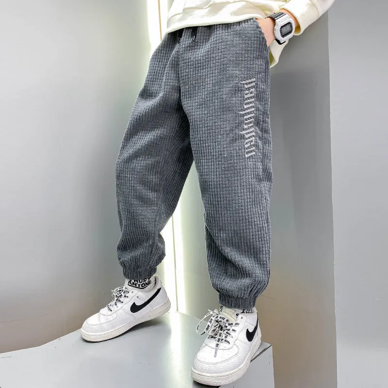 Pantalone tuta imbottito termico per bambini