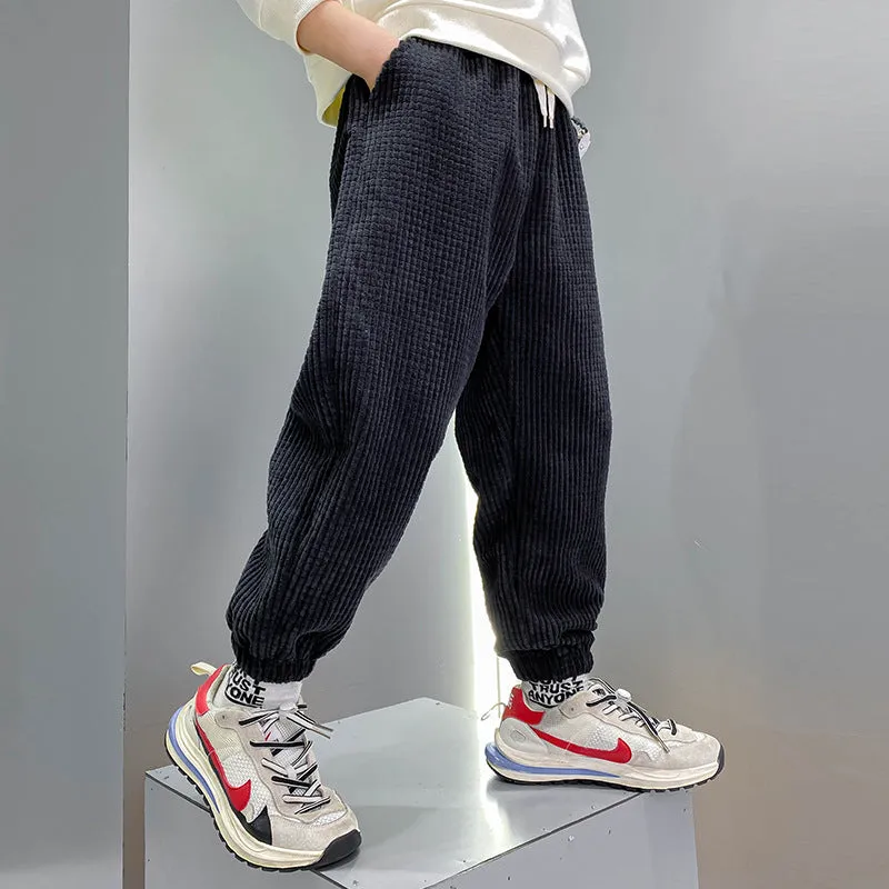 Pantalone tuta imbottito termico per bambini
