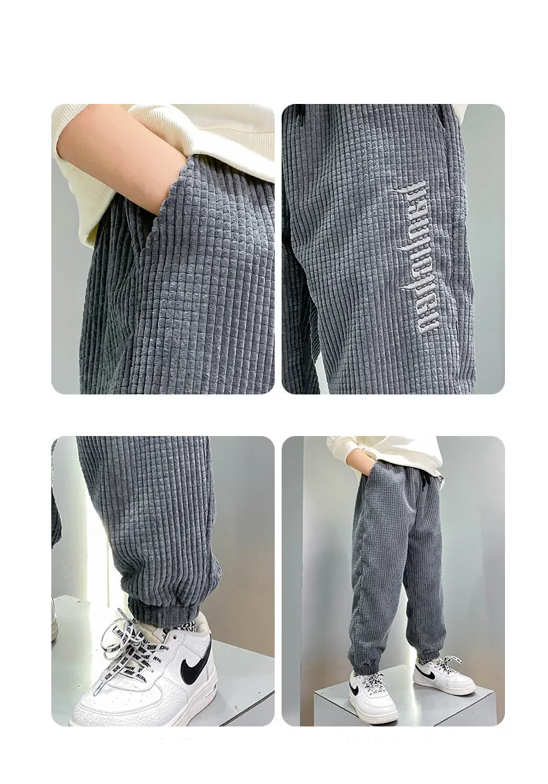 Pantalone tuta imbottito termico per bambini