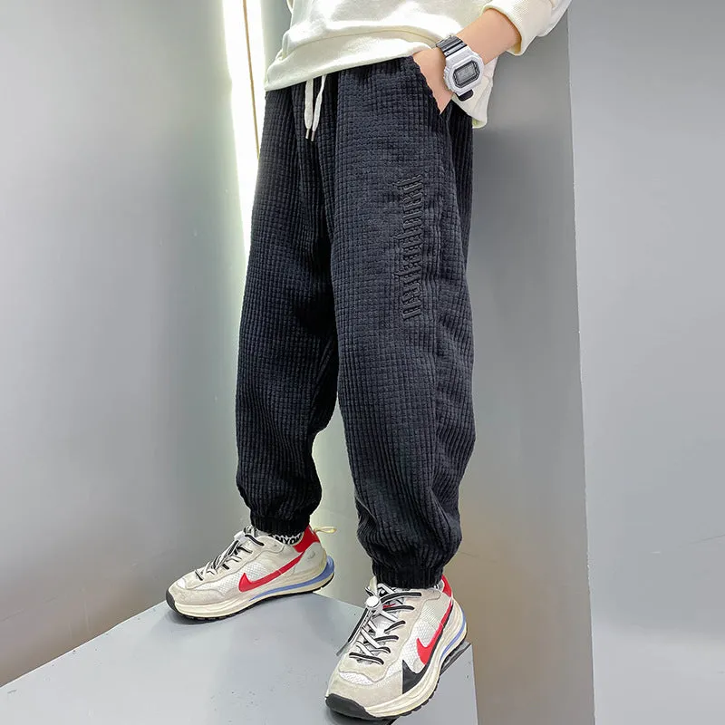Pantalone tuta imbottito termico per bambini