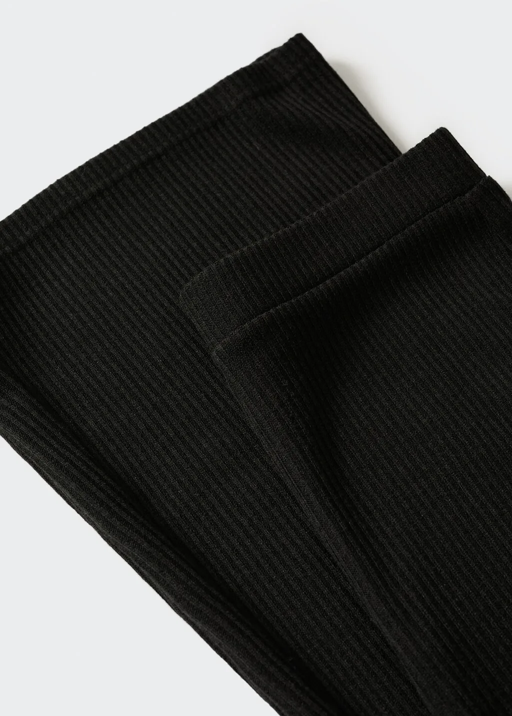 Pantaloni flare a costine