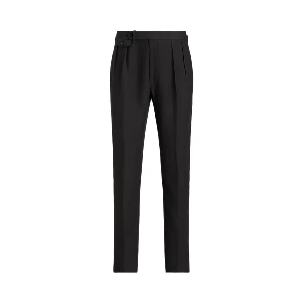 Pantaloni Gregory in seta e lino